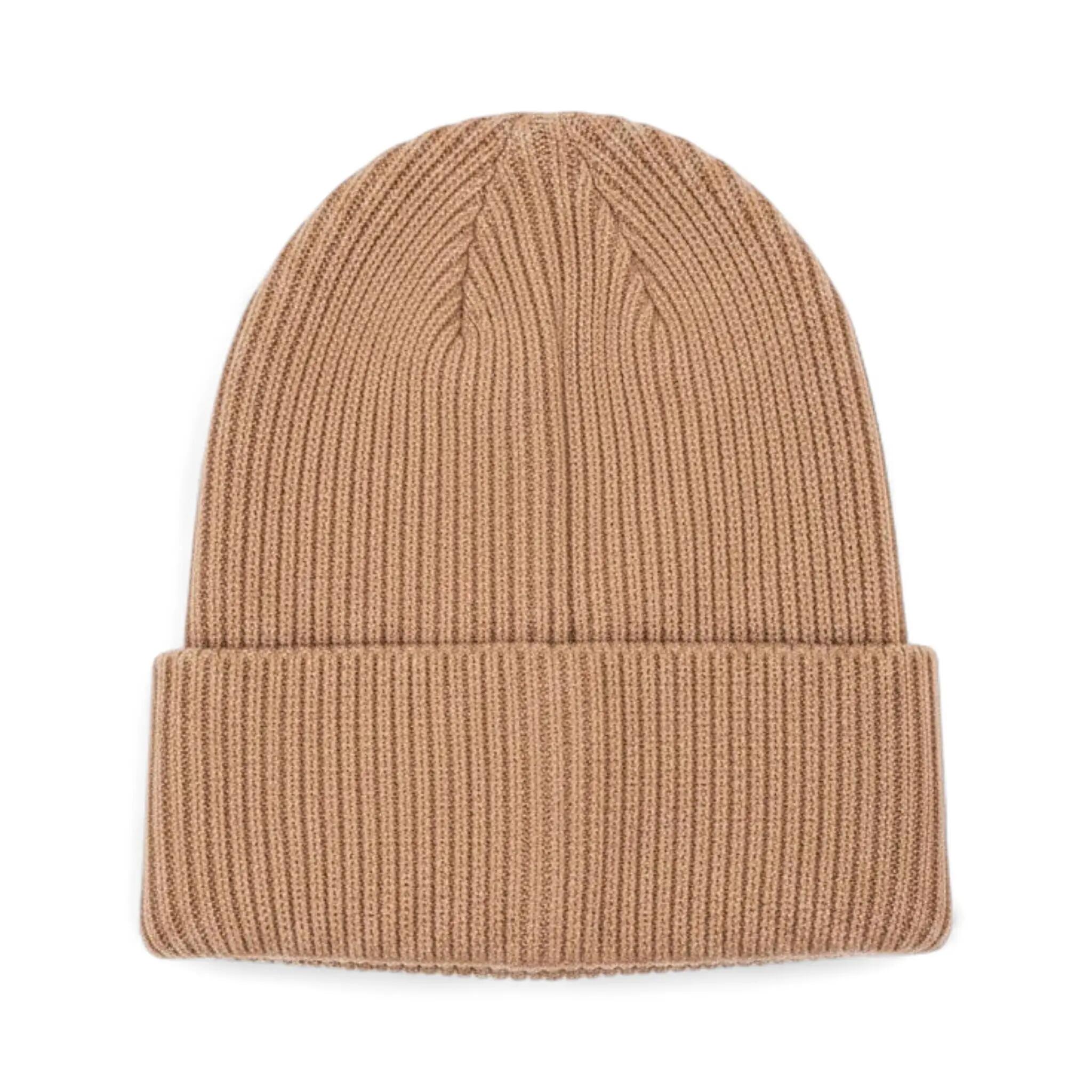 Mütze Ribbed Classic Cuff Beanie in Braun 3/4
