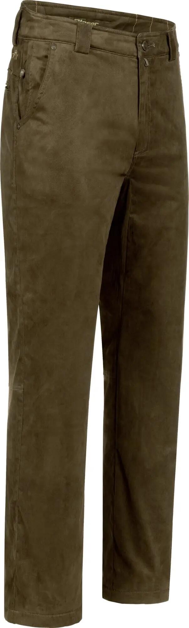 Herren Hose Marlon Suede - Dunkelbraun 3/4
