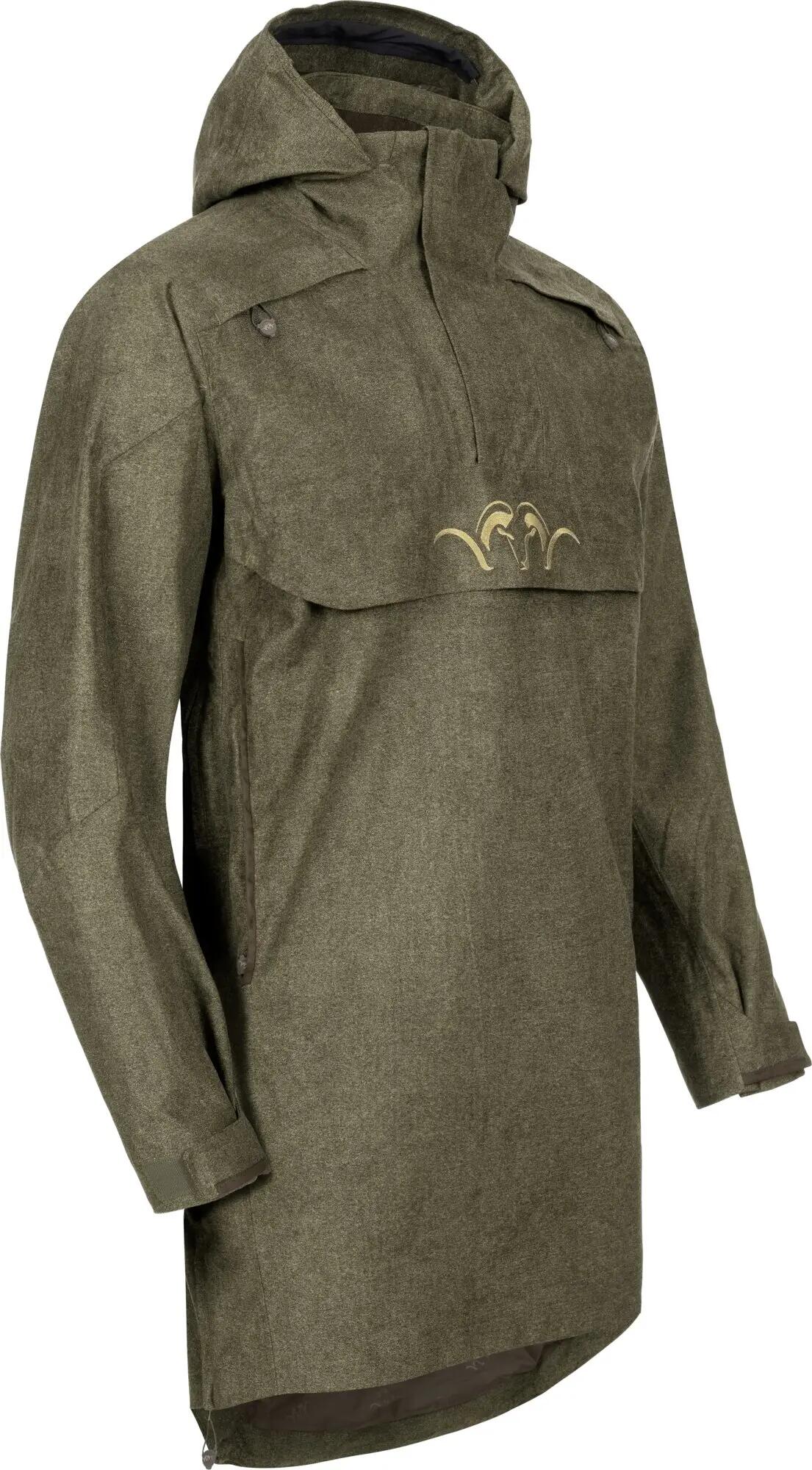 Herren Smock Vintage Laurent - Oliv Mélange / Schwarz 3/5
