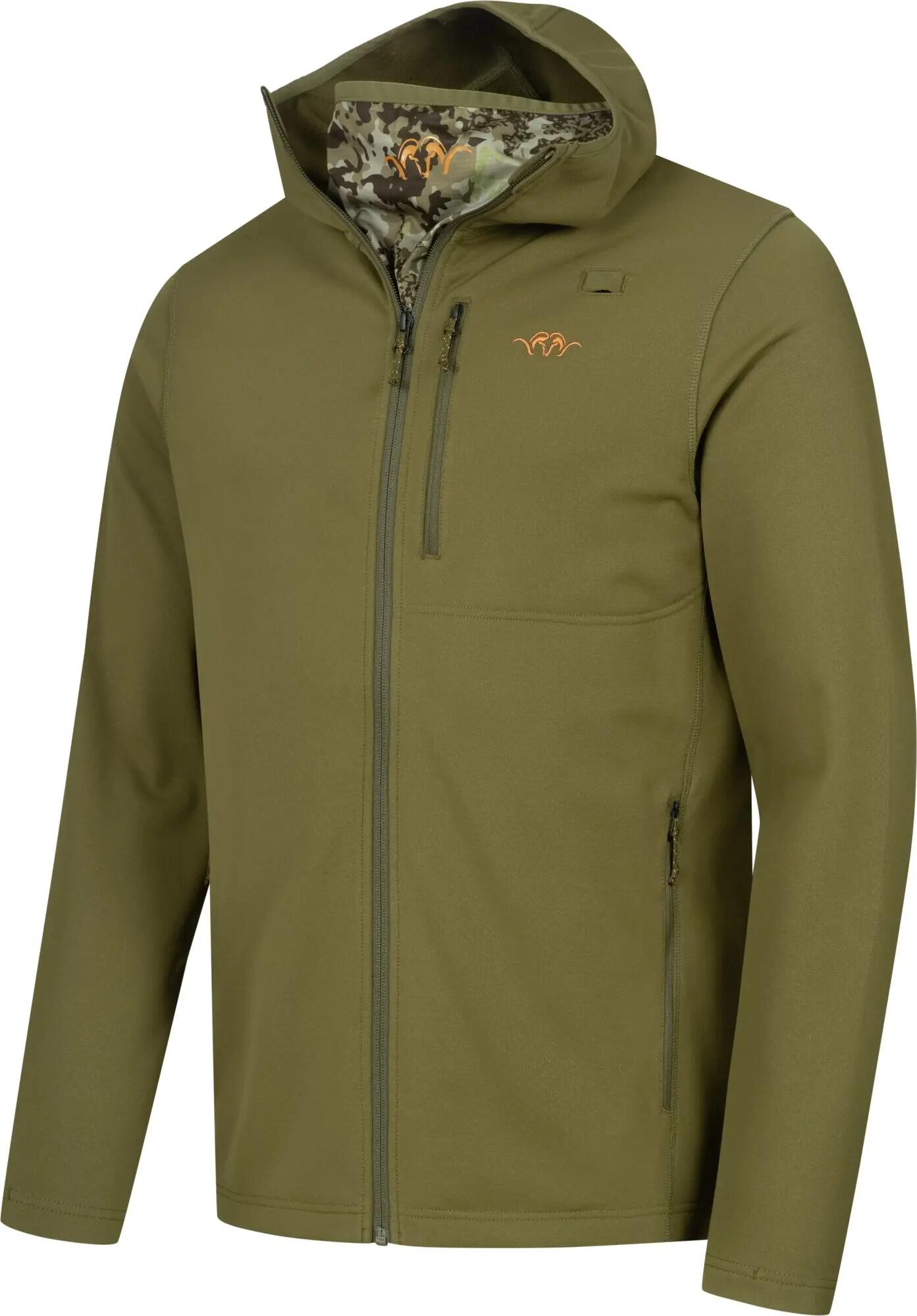 Midlayer homme Full Zip Drain - Olive foncé 2/4