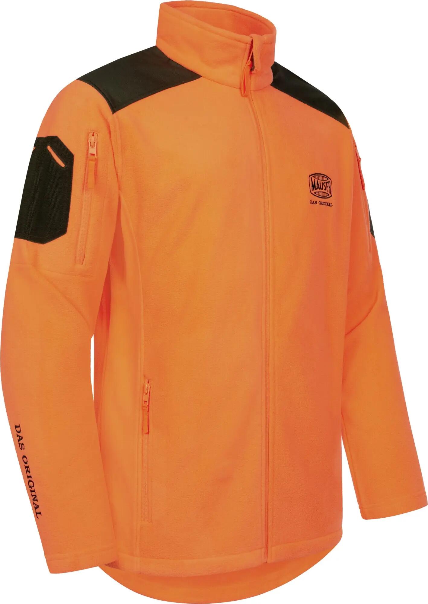 Herren Silent Fleecejacke - Pure Blaze Orange 2/5