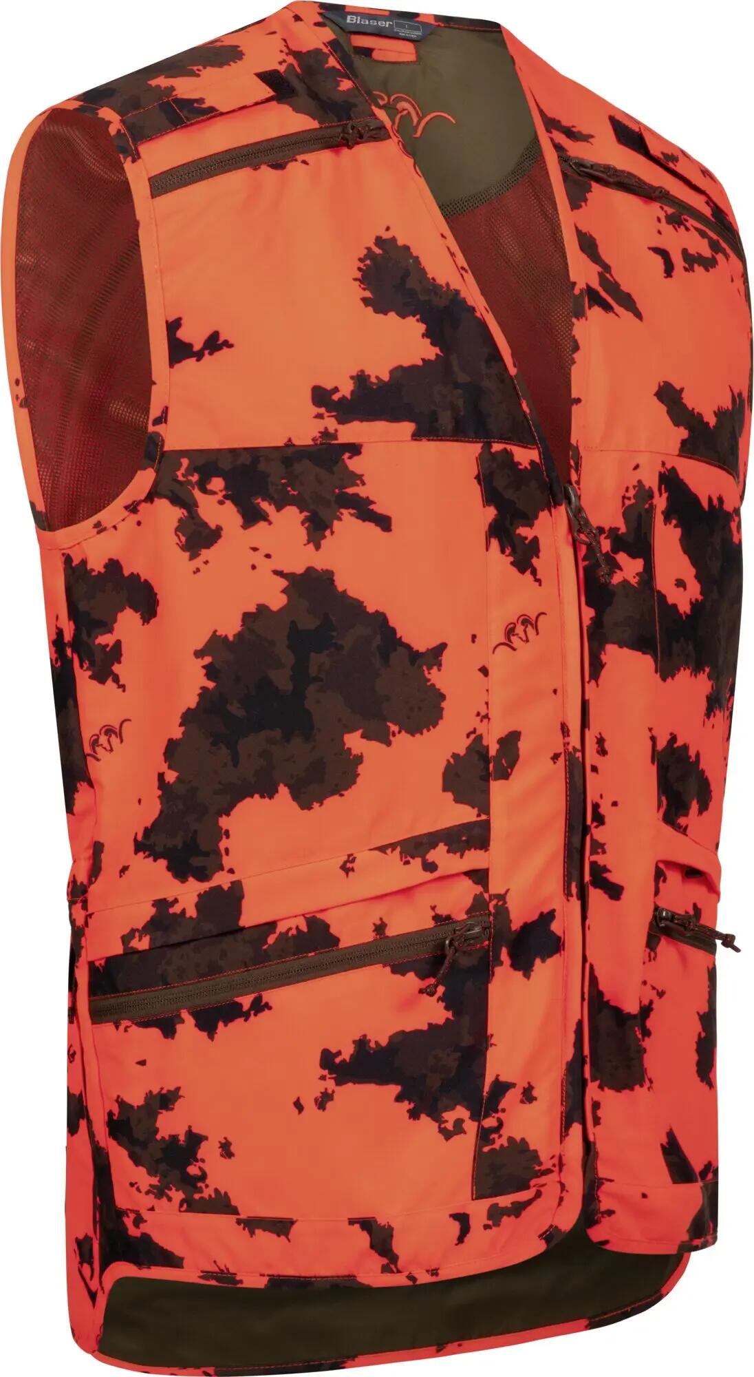 Herren Weste Kalle - Blaze Orange Camouflage 3/4