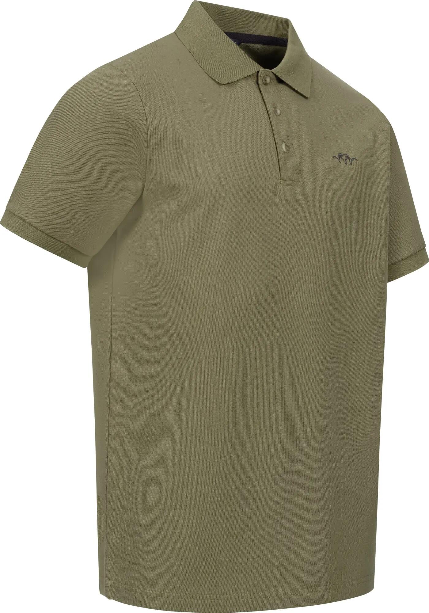 Herren Poloshirt Solid - Grün 3/4
