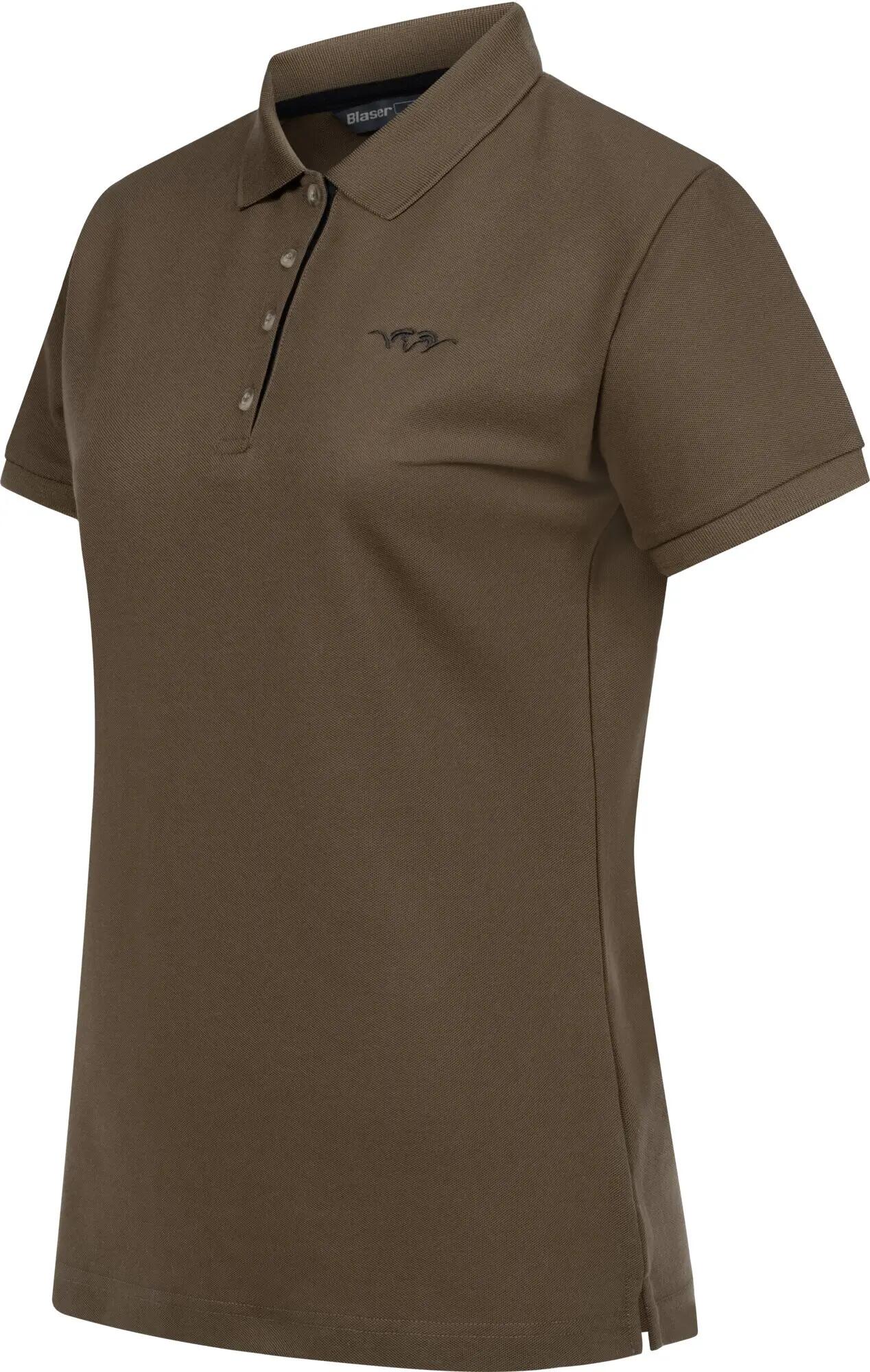 Damen Poloshirt - Dunkelbraun 2/4