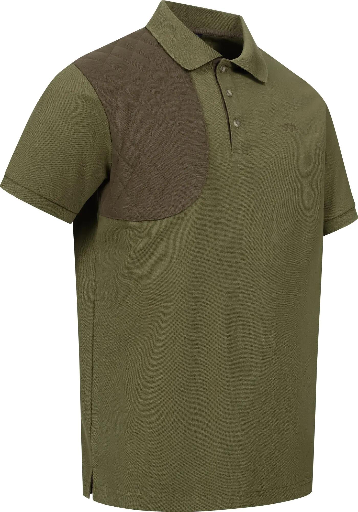 Herenpoloshirt Shooting Patch - olijfgroen 3/7