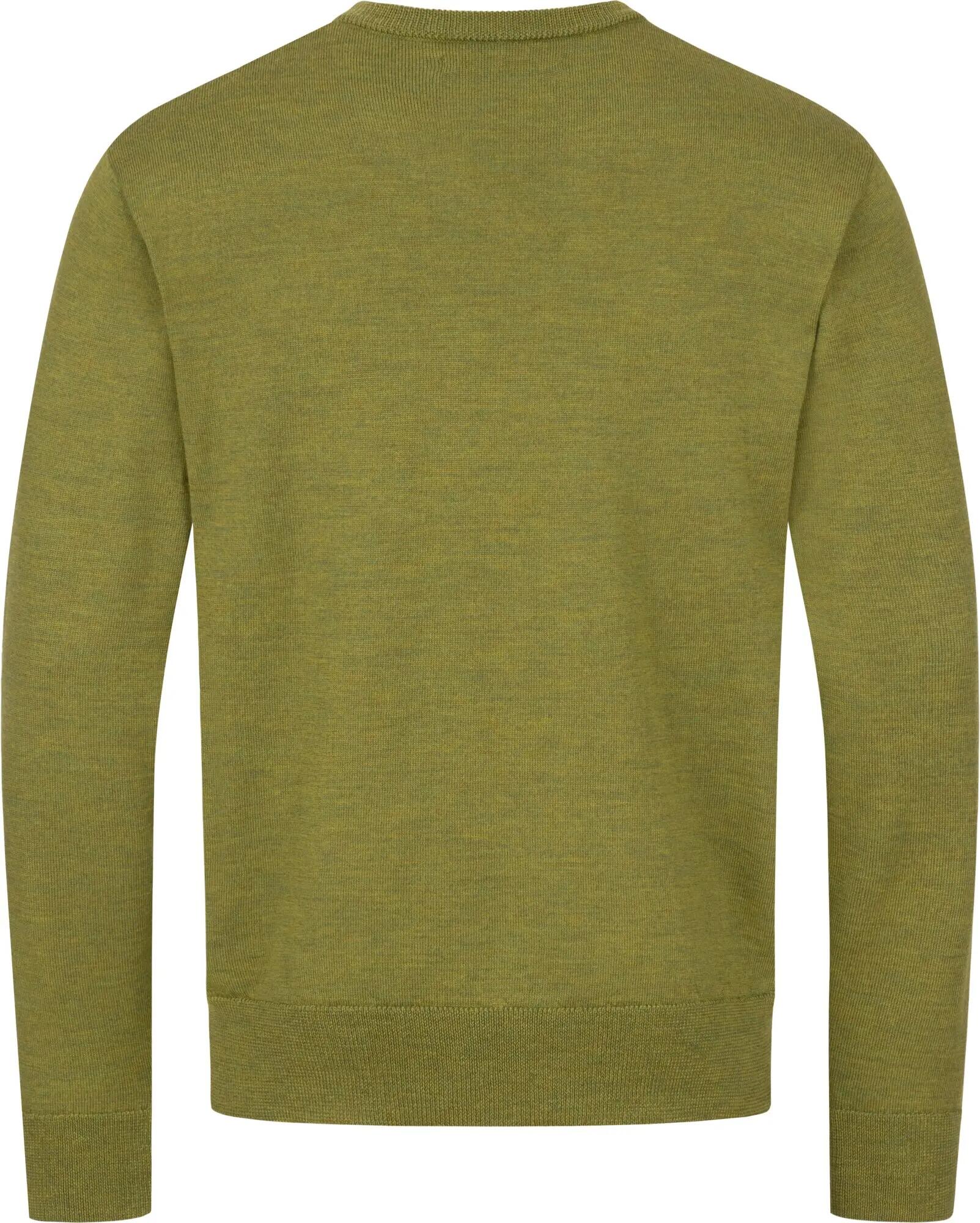 Herren Pullover V-Neck Merino - Braun 5/5