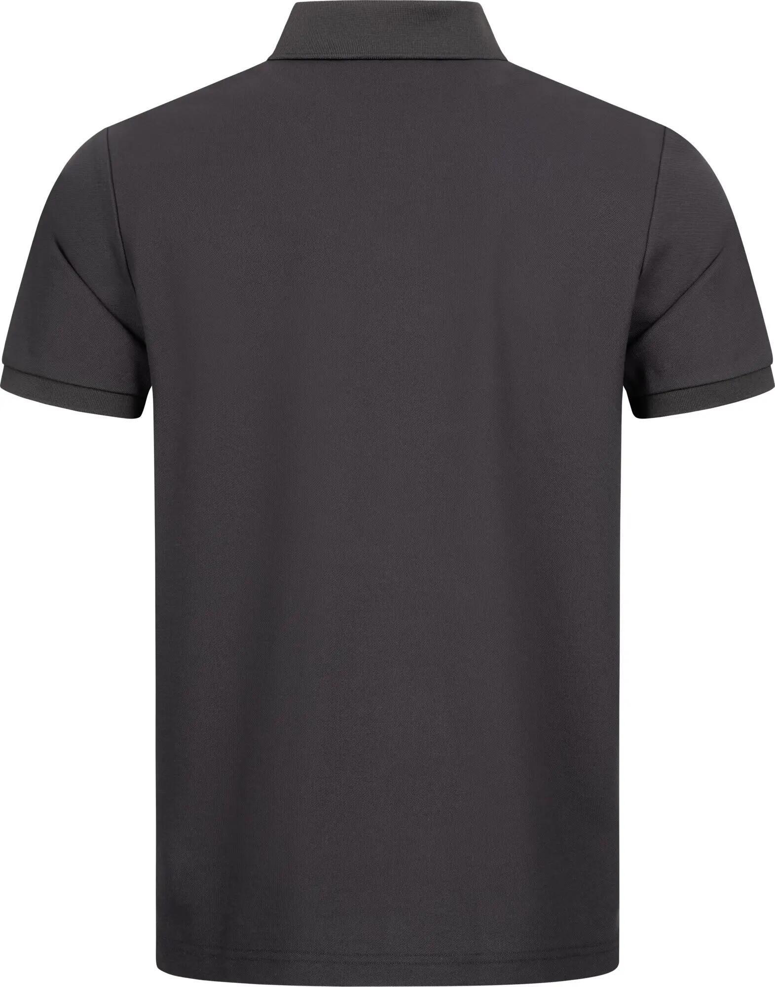 Herren Poloshirt Solid - Grau 4/4