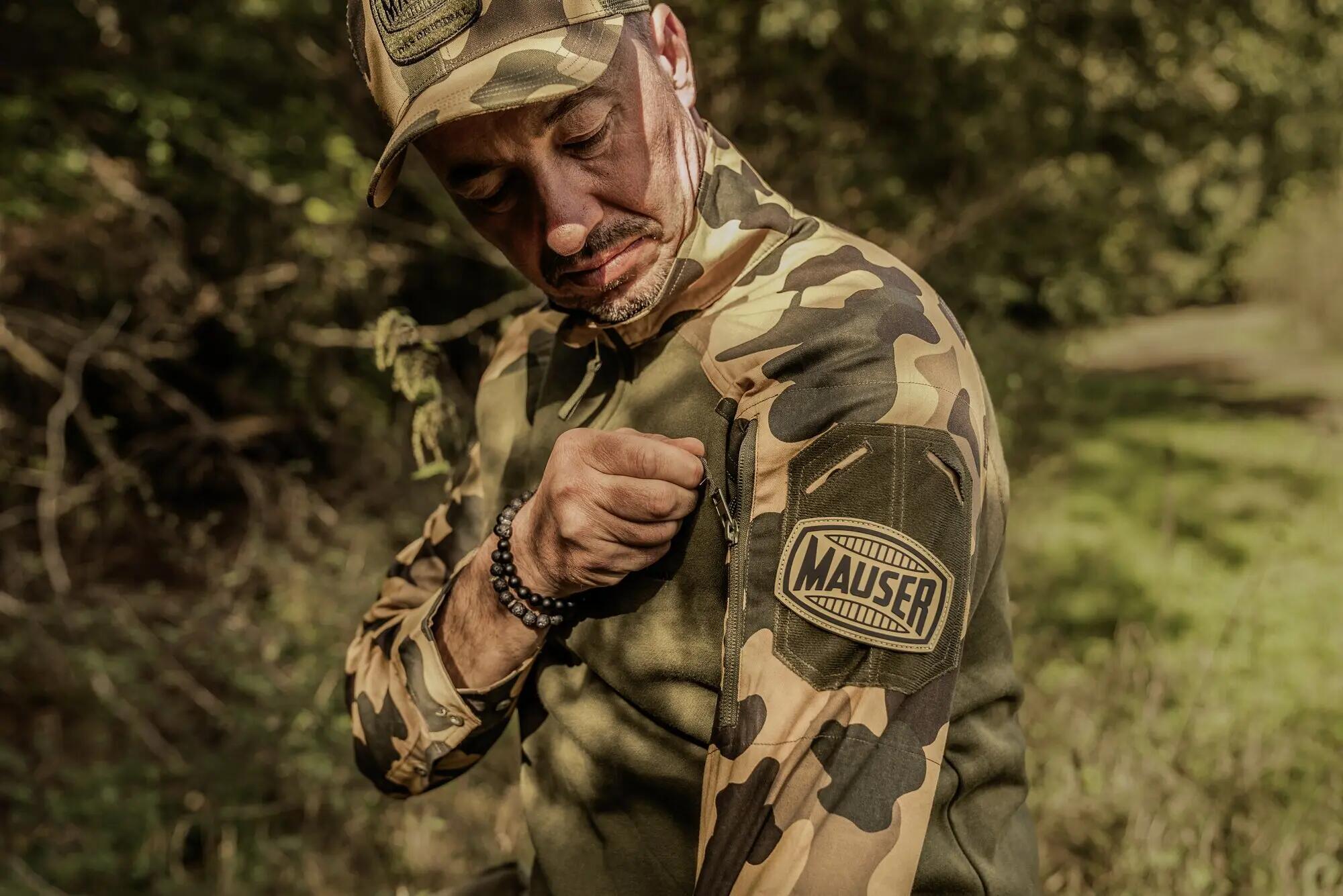Herren Sweatshirt Range - Matt Olive / Camouflage 5/5