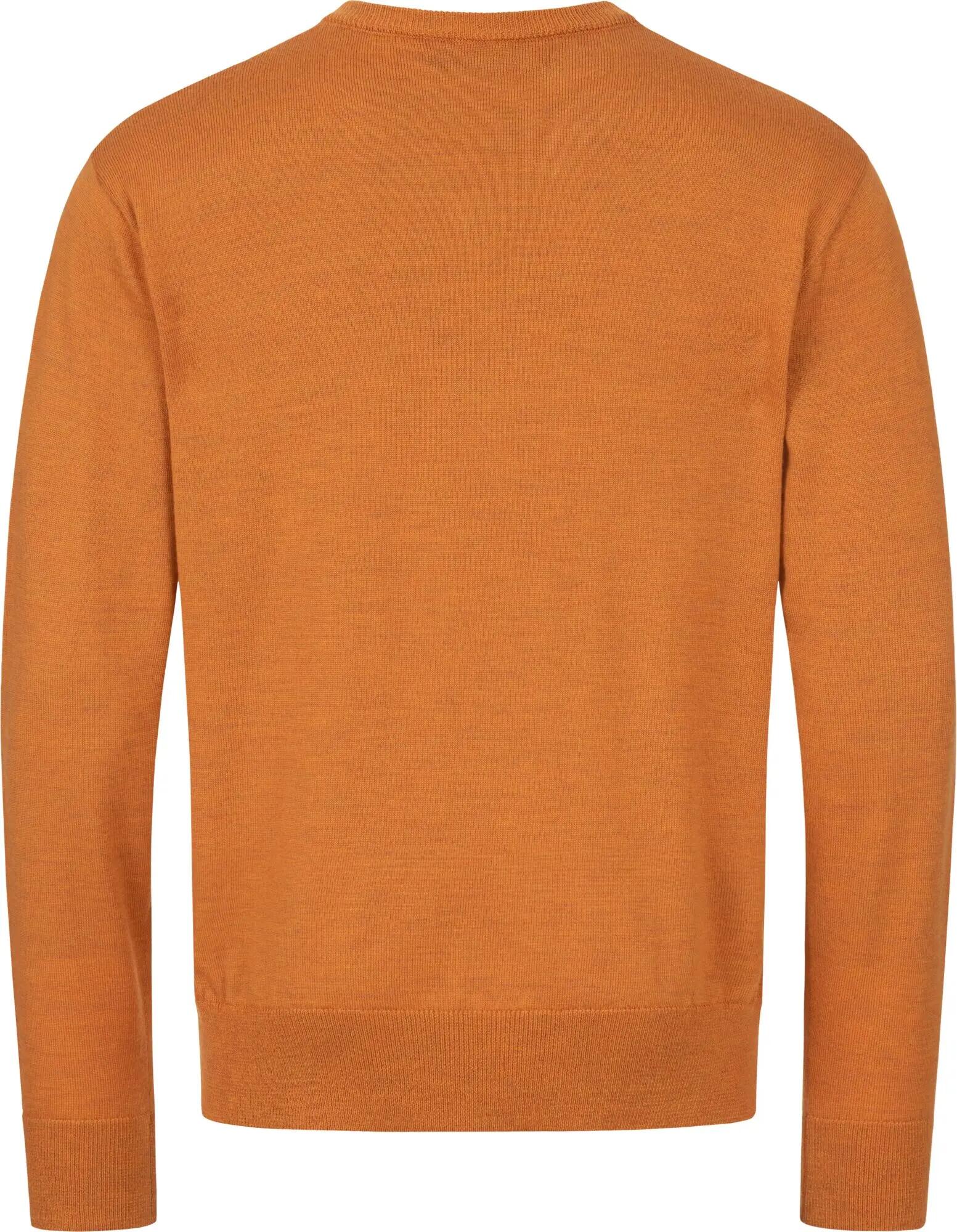 Herren Pullover V-Neck Merino - Braun 4/5