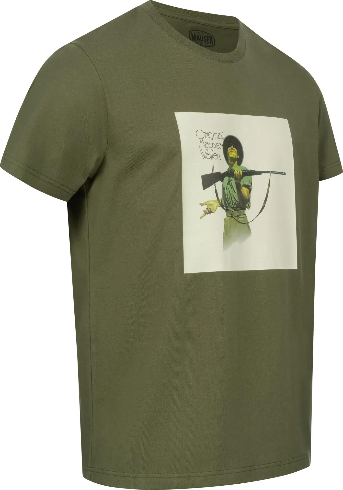 Herren T-Shirt - Der Mann mit dem 98er - Matt Oliv 3/4