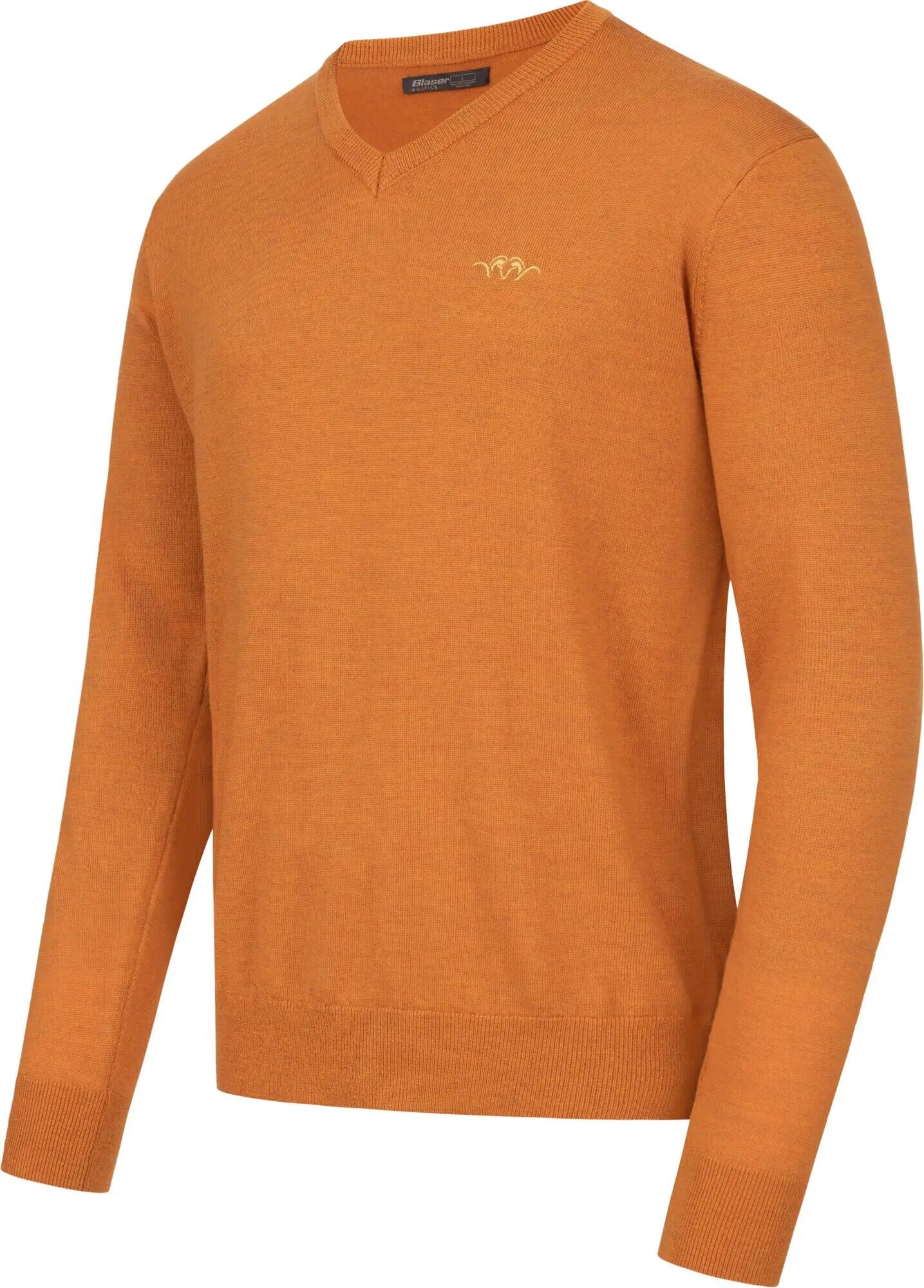 Herren Pullover V-Neck Merino - Braun 2/5