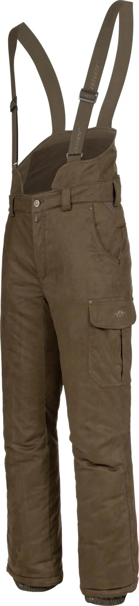 Herren Latzhose Matti Suede - Dunkelbraun 2/4