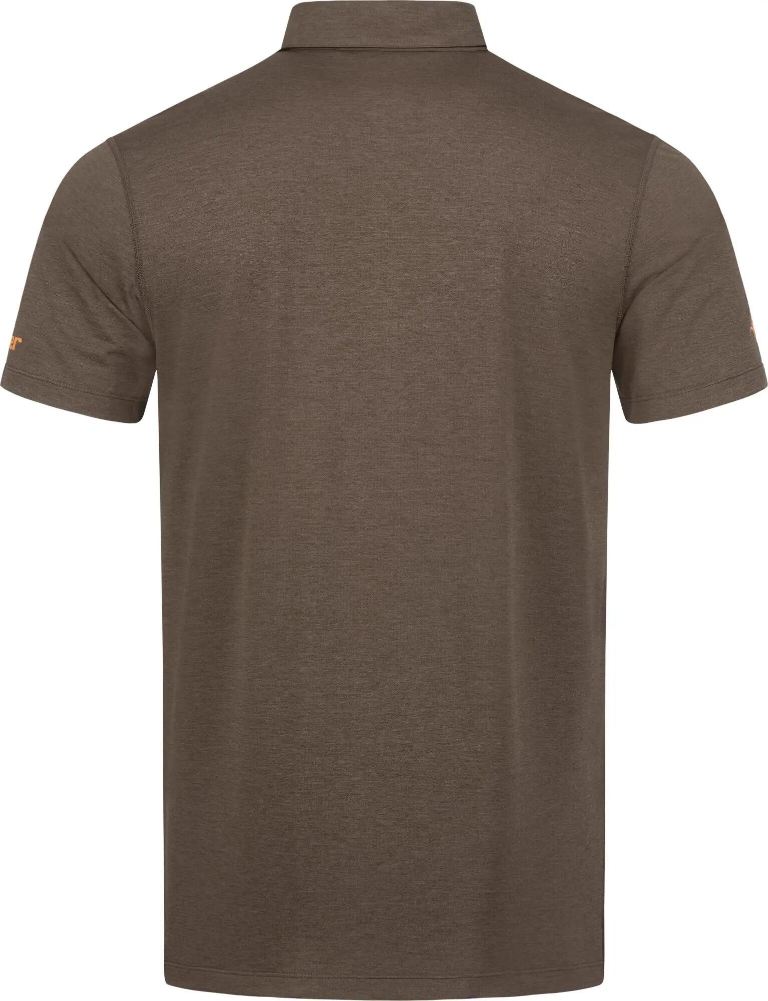 Herren Poloshirt Competition - Dunkelbraun 4/5