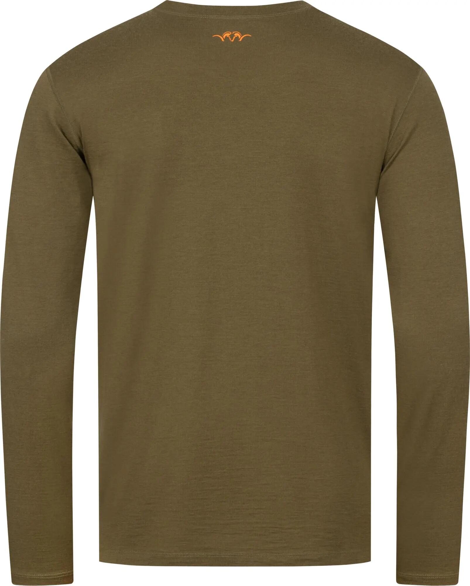 Herren Merino Langarmshirt 160 - Dunkeloliv 4/4