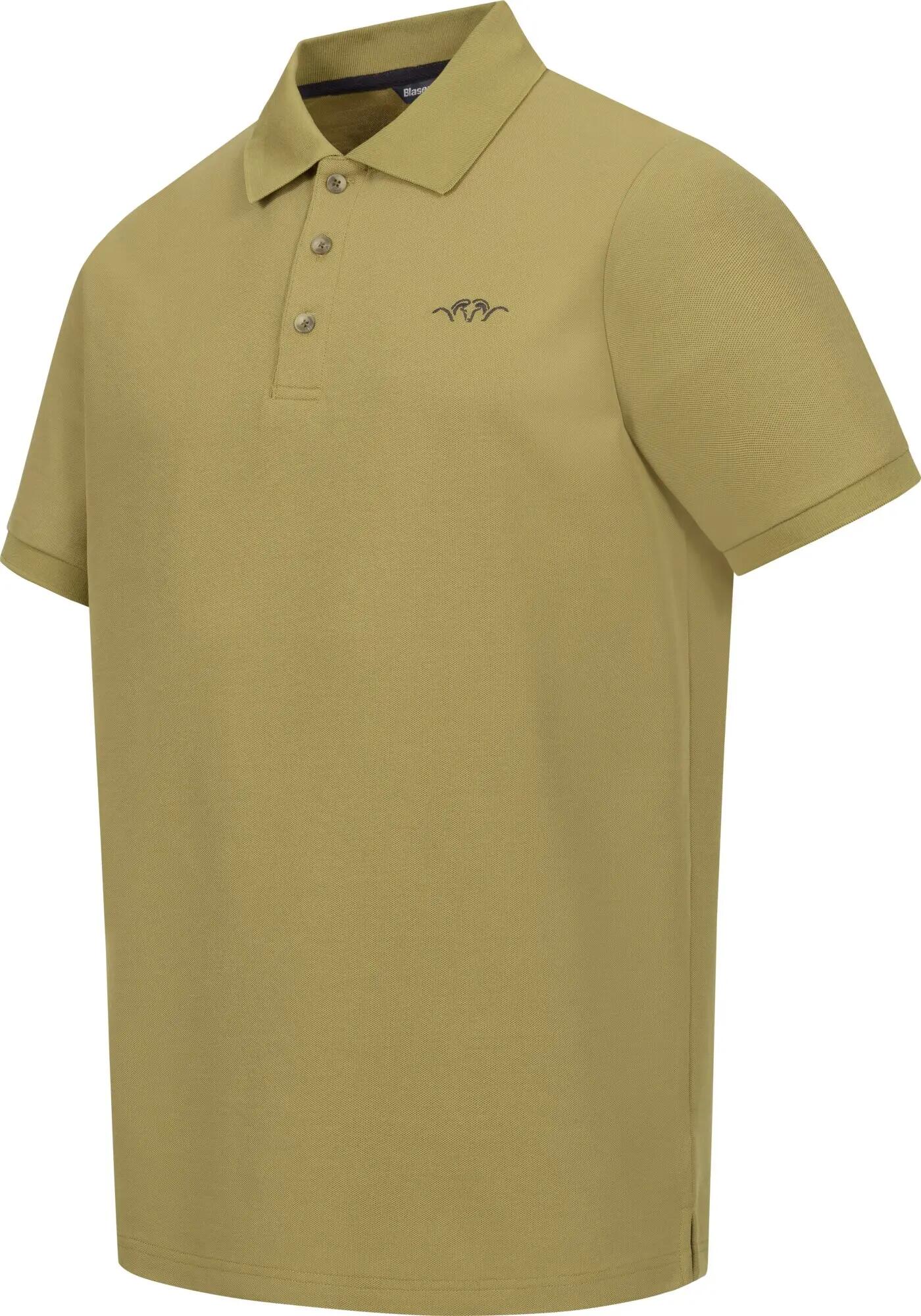 Herren Poloshirt Solid - Matt Gold 2/4