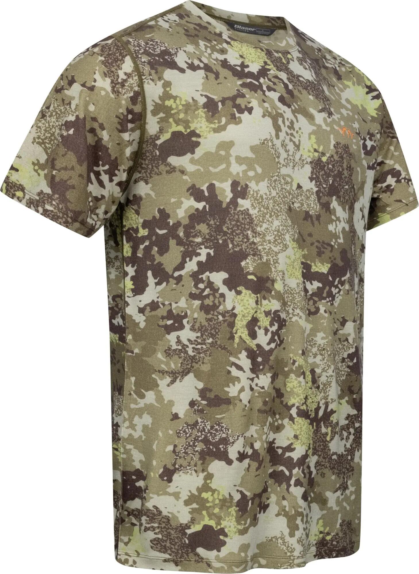 Maglia intima caccia in lana merino 160 calda traspirante - Camo 3/4