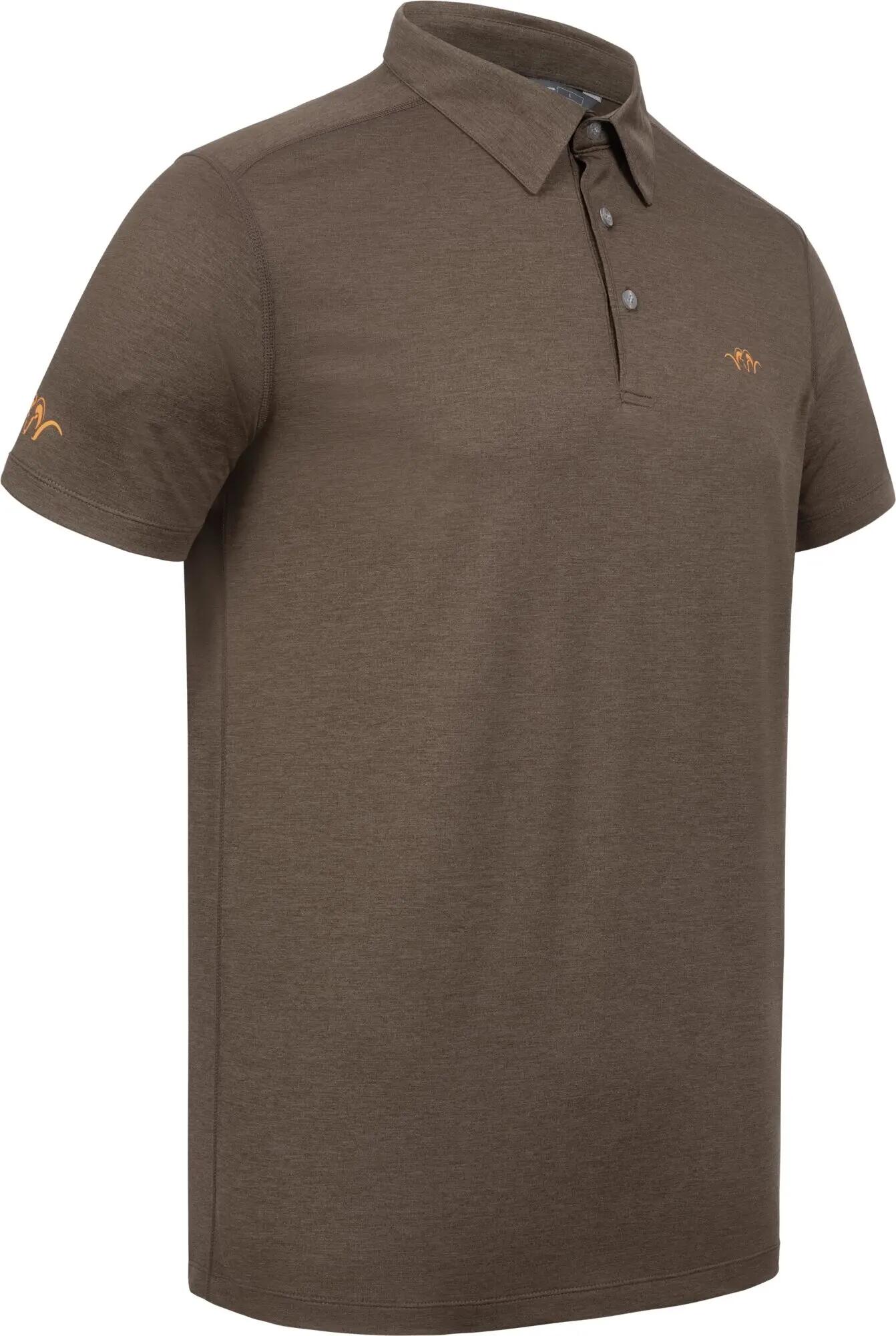 Herren Poloshirt Competition - Dunkelbraun 3/5