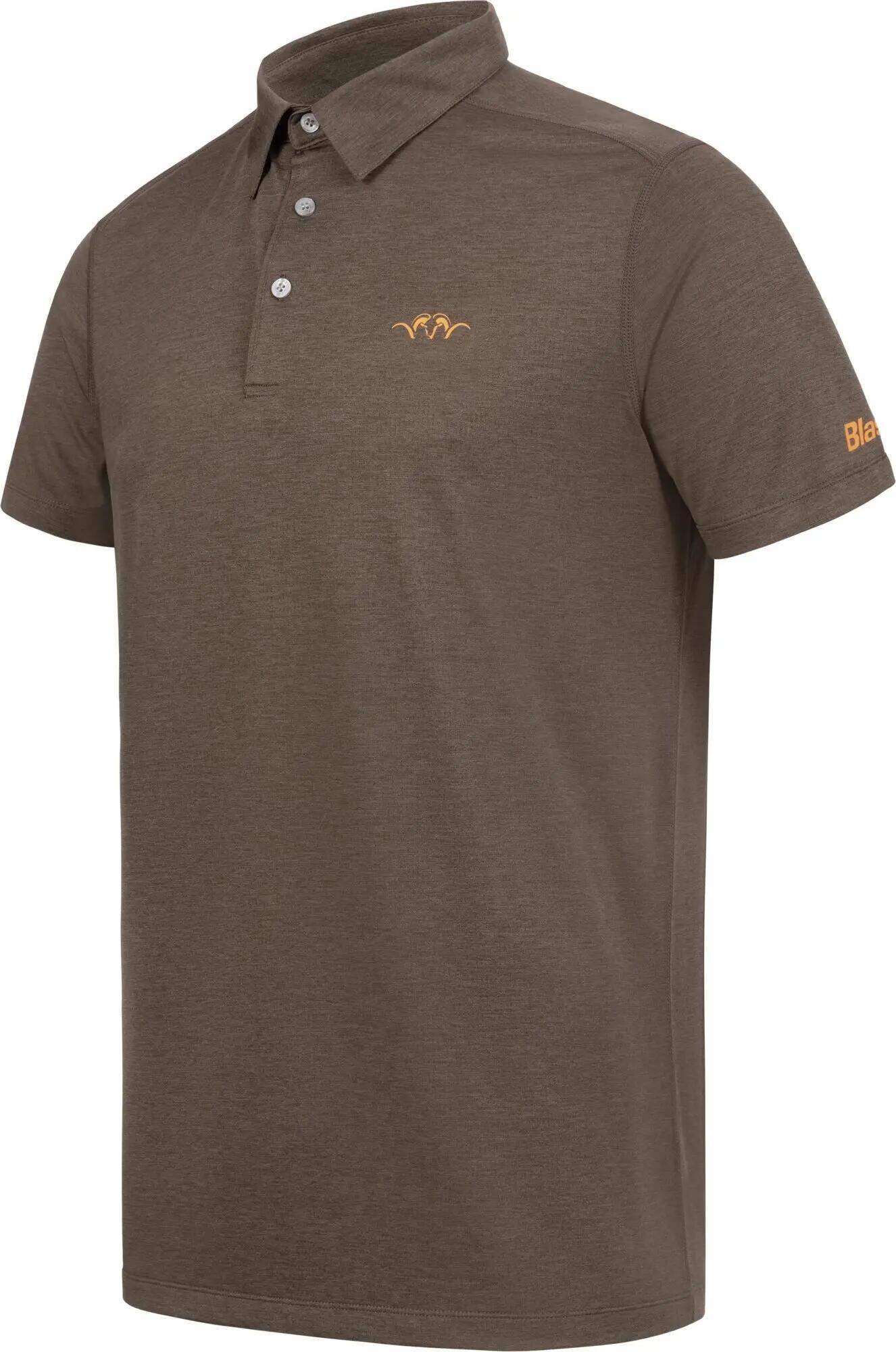 Herren Poloshirt Competition - Dunkelbraun 2/5