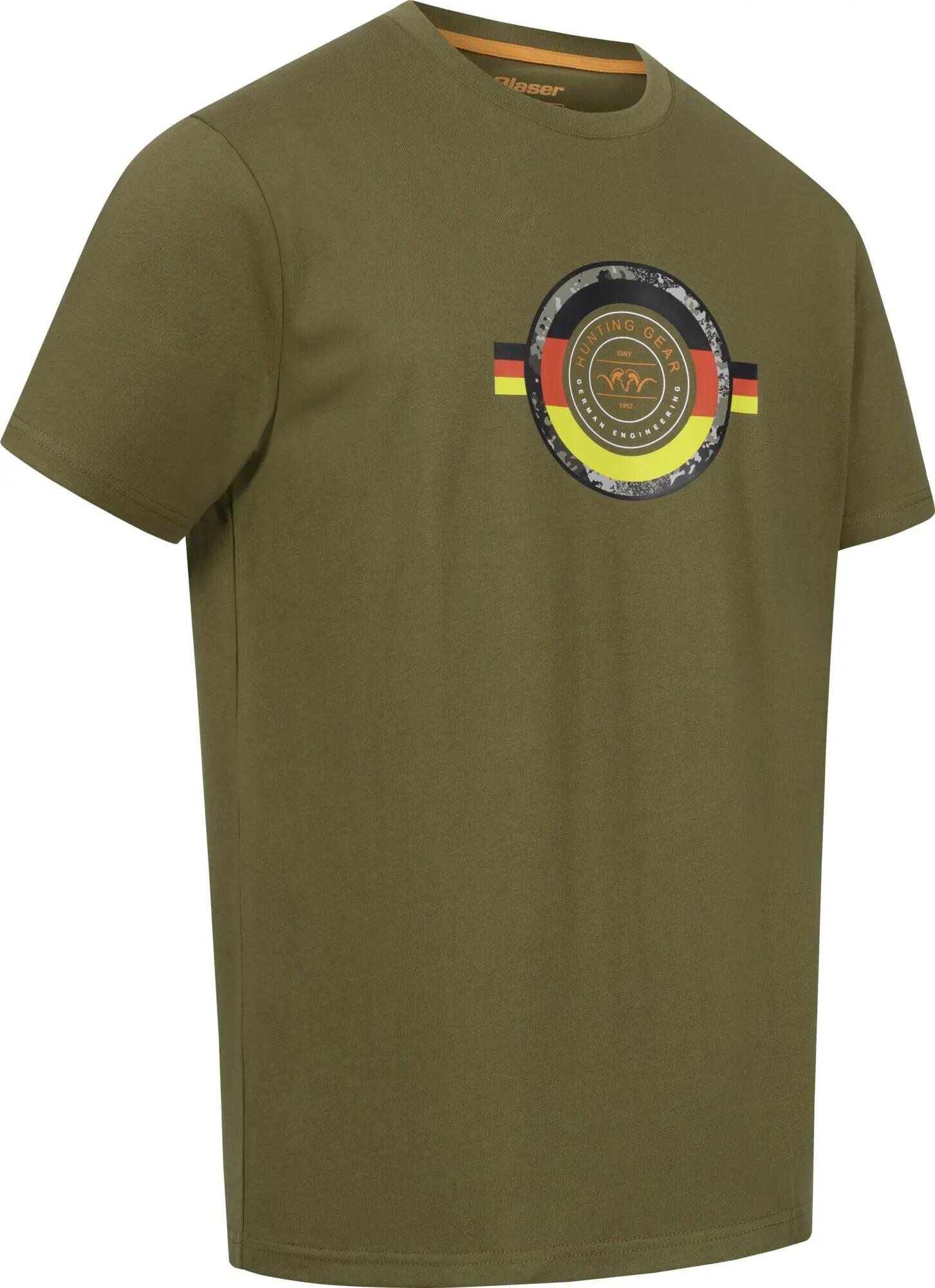 Herren T-Shirt Germany National - Olivgrün 3/4