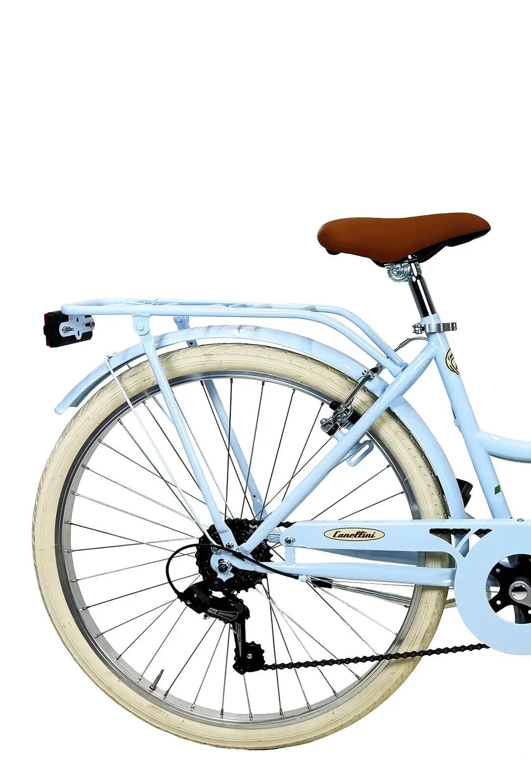 Rower miejski Dolce Vita by Canellini ROMA 26" kobieta - Błękitny 2/3