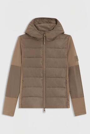 Boss Equestrian Jessy Hybrid Puffer Jas Dames Bruin -