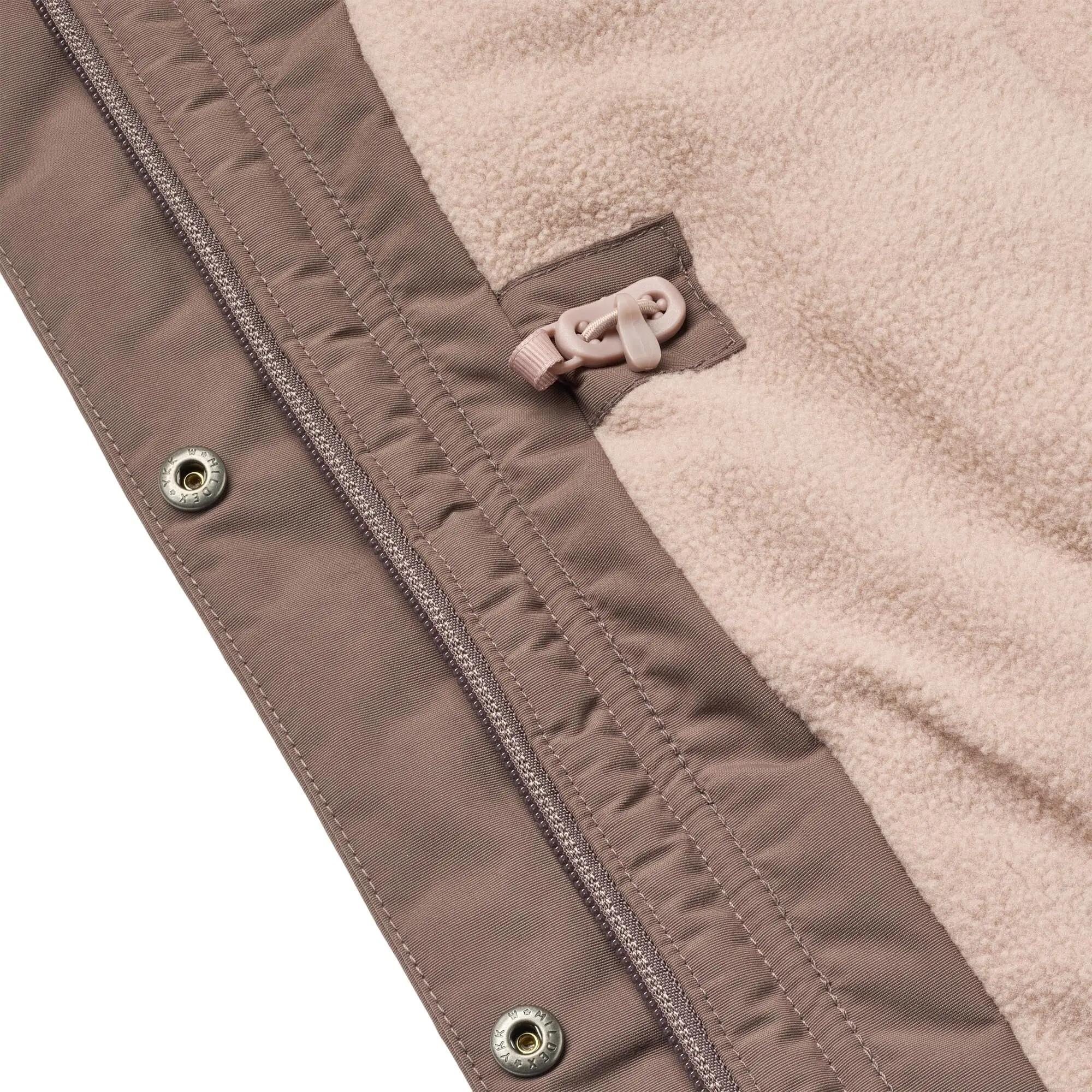 Giacca invernale da bambina Mathilde plum truffle 4/4