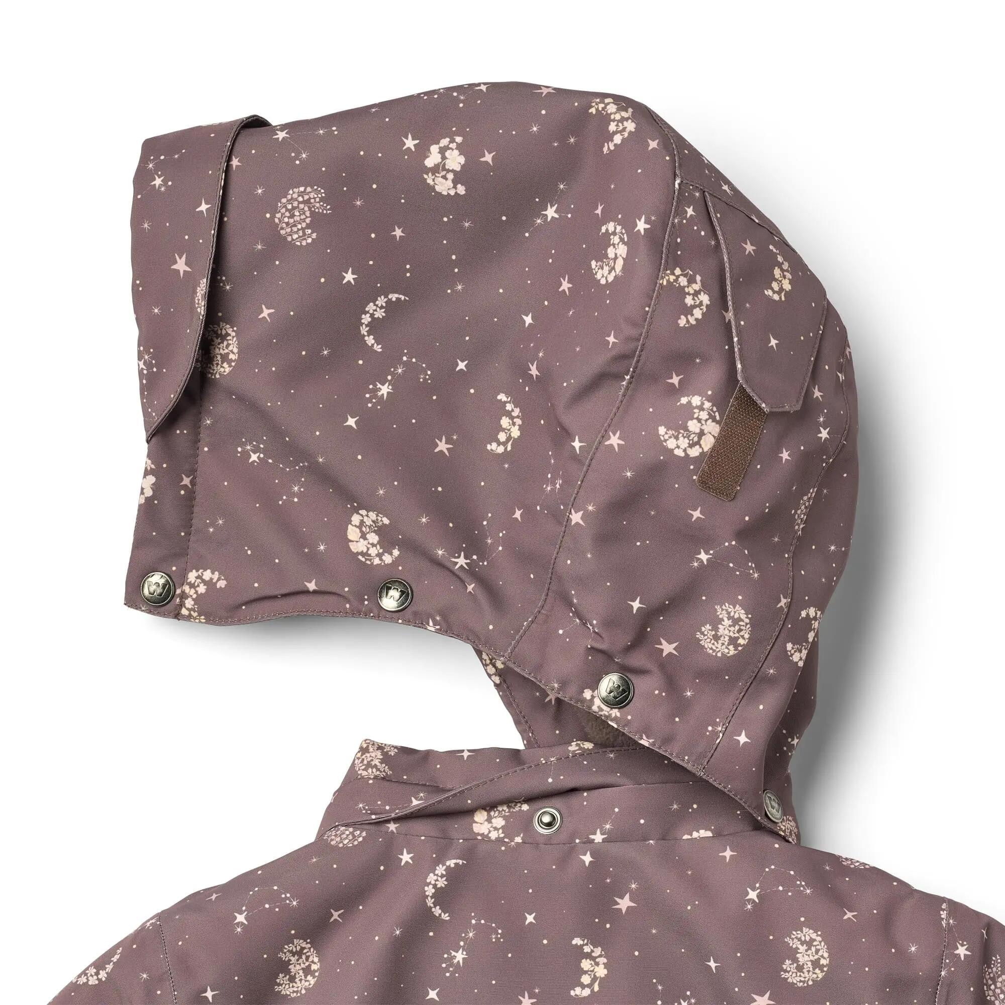 Mädchen Winterjacke Tove plum truffle 3/4
