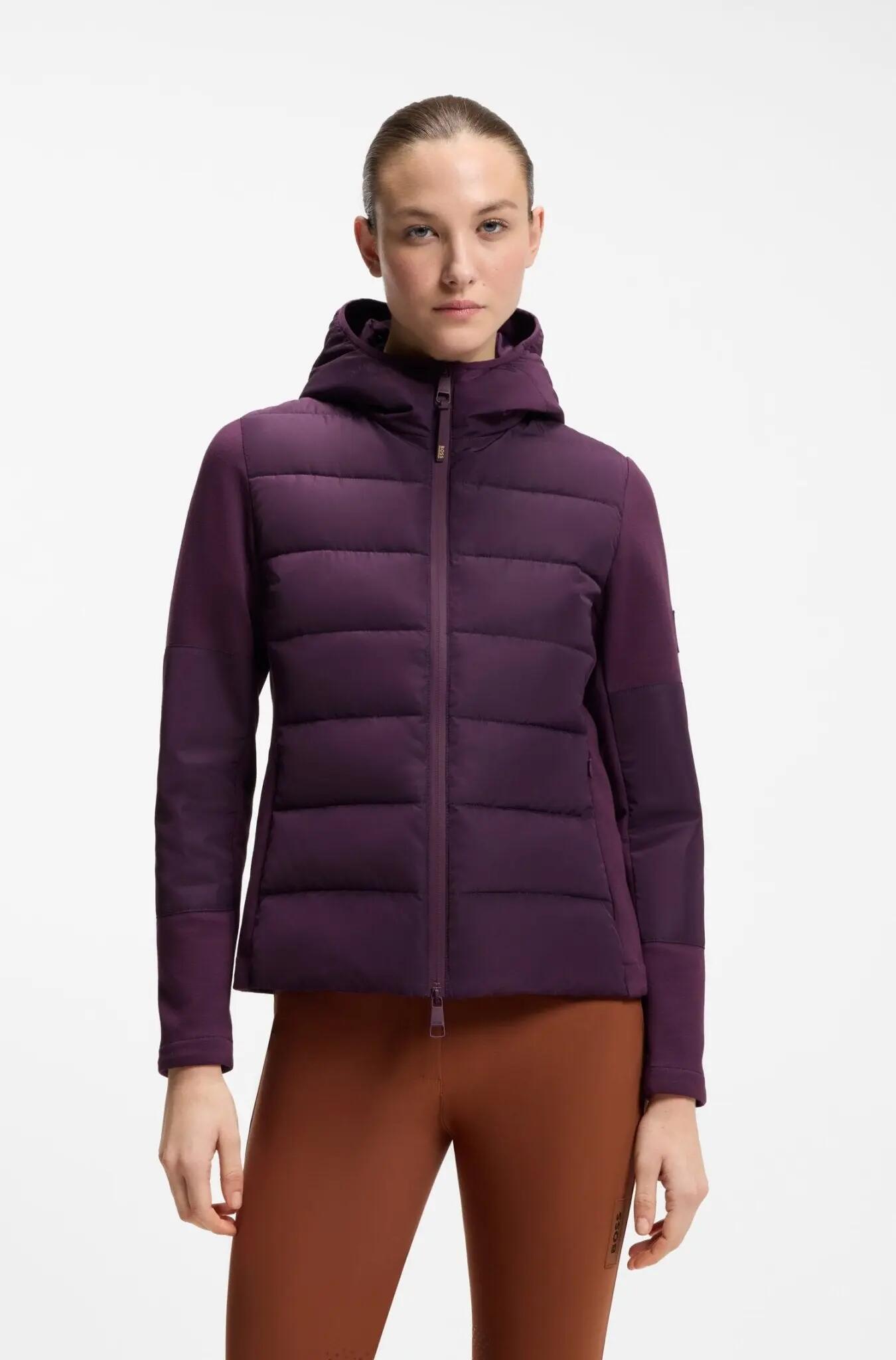 Boss Equestrian Jessy Hybrid Puffer Jas Dames Bruin - 5/7