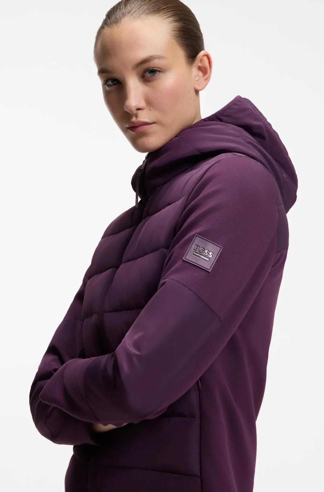 Boss Equestrian Jessy Hybrid Puffer Jas Dames Bruin - 4/7