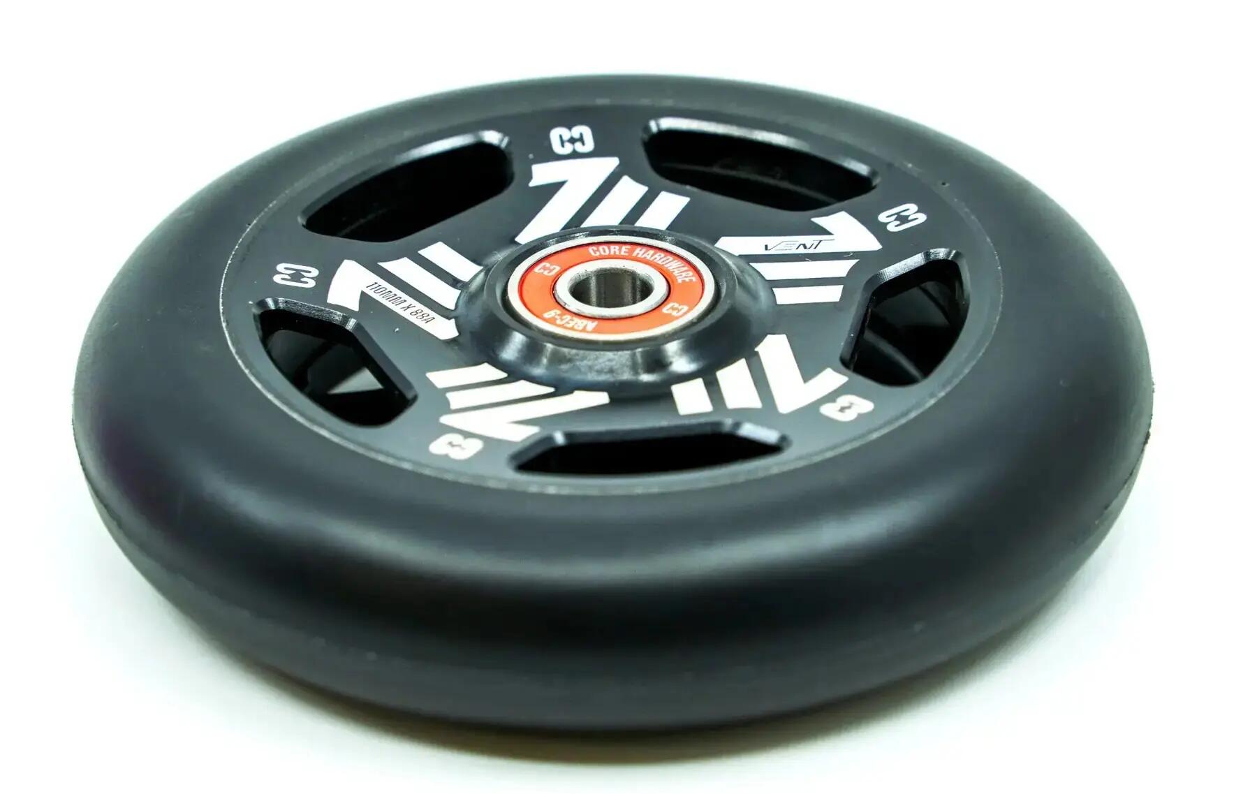 CORE Roue VENT HOLLOW 110mm x1 Noir 3/3