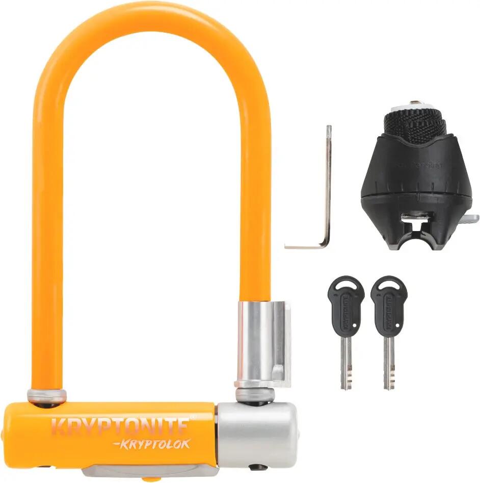 Kryptonite U-lock Kryptolok Mini-7 Color Series Orange 4/7