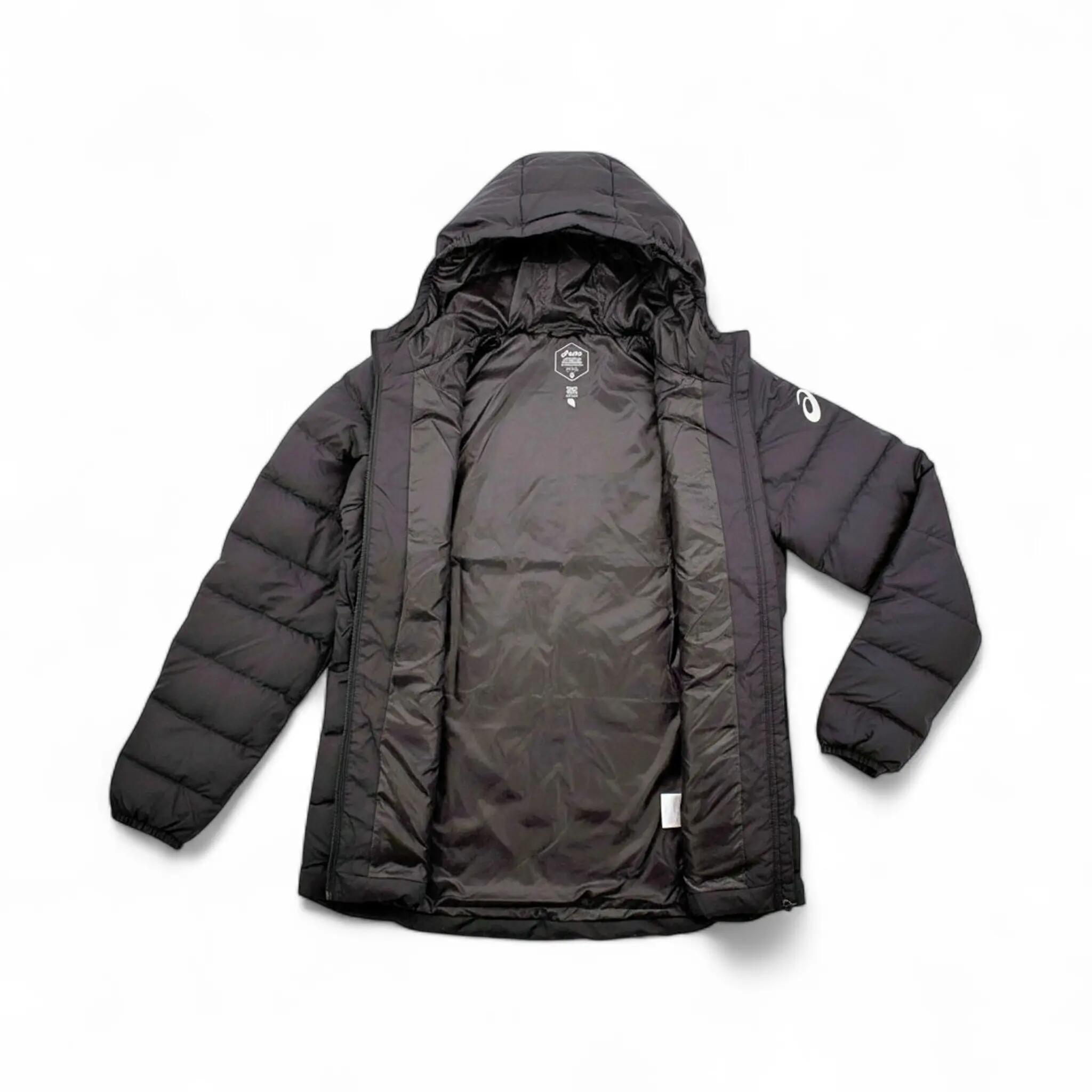 Daunenjacke Down Hooded Jacket in Schwarz 3/4