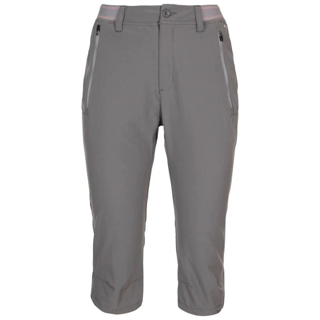 Womens Trousers 3/4 Length 2 Zipped Pockets Quick Dry Stretch Grateful