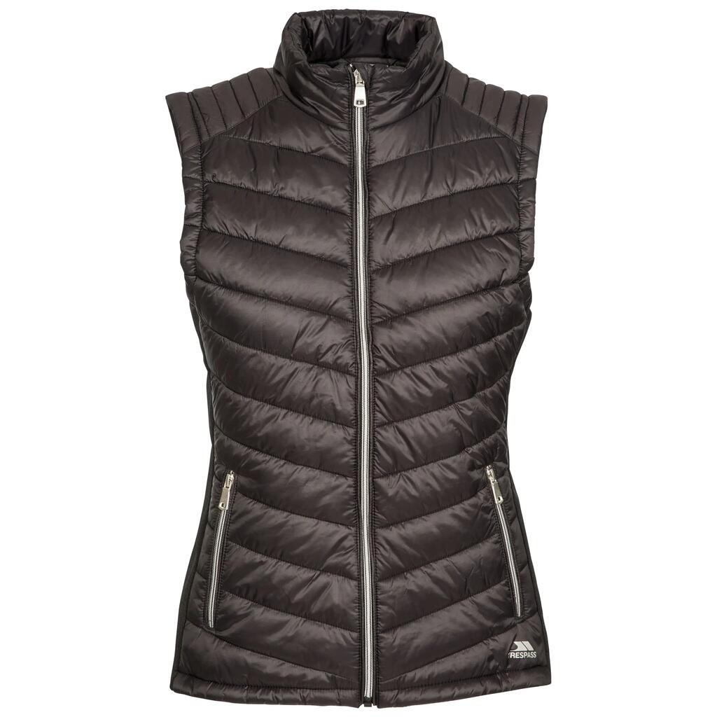 Womens Furry Fleece Lining Padded Gilet - Elanora