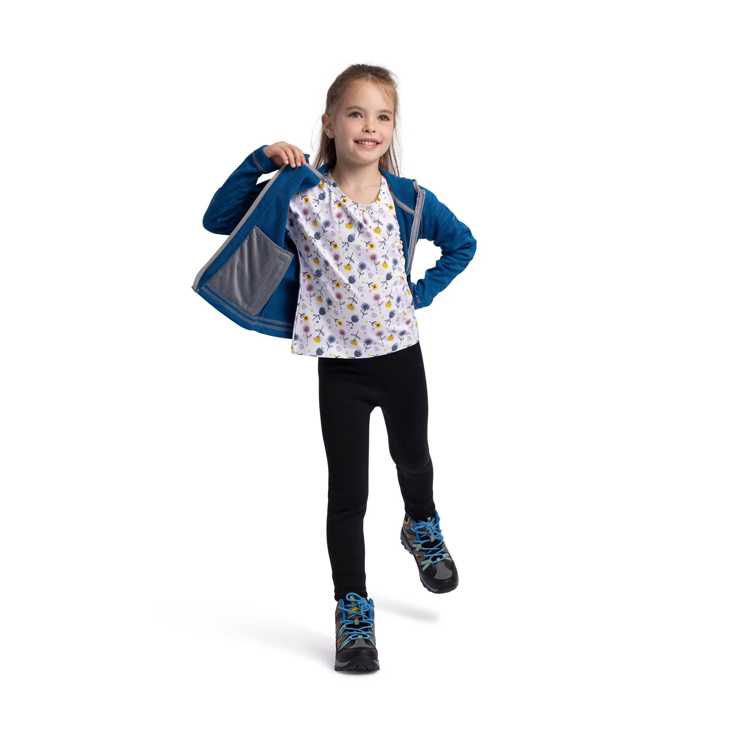 Trespass Goodness pile donna con cappuccio Cosmic Blue 3/5