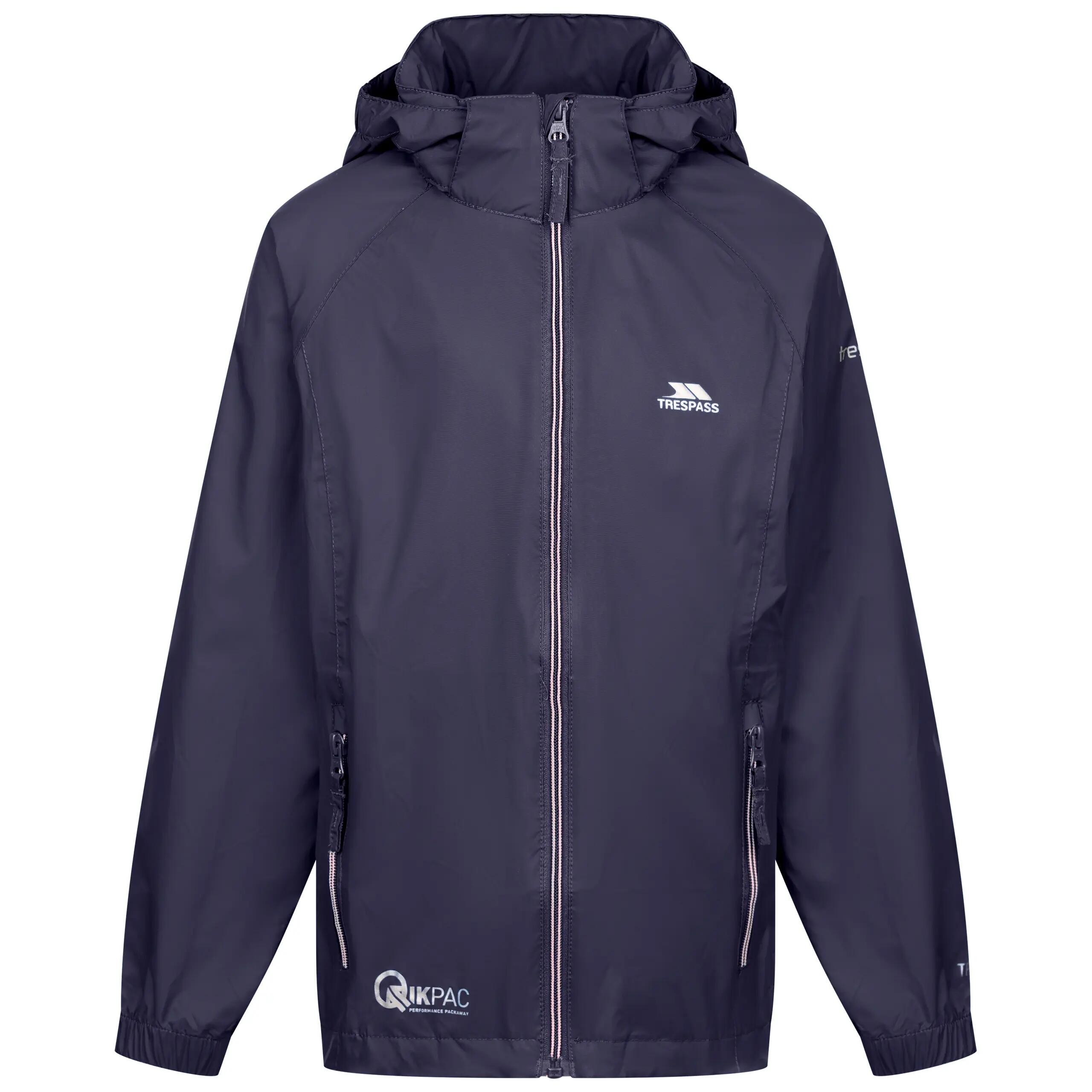 Waterdichte jas voor babymeisjes Trespass Qikpac X 3/5