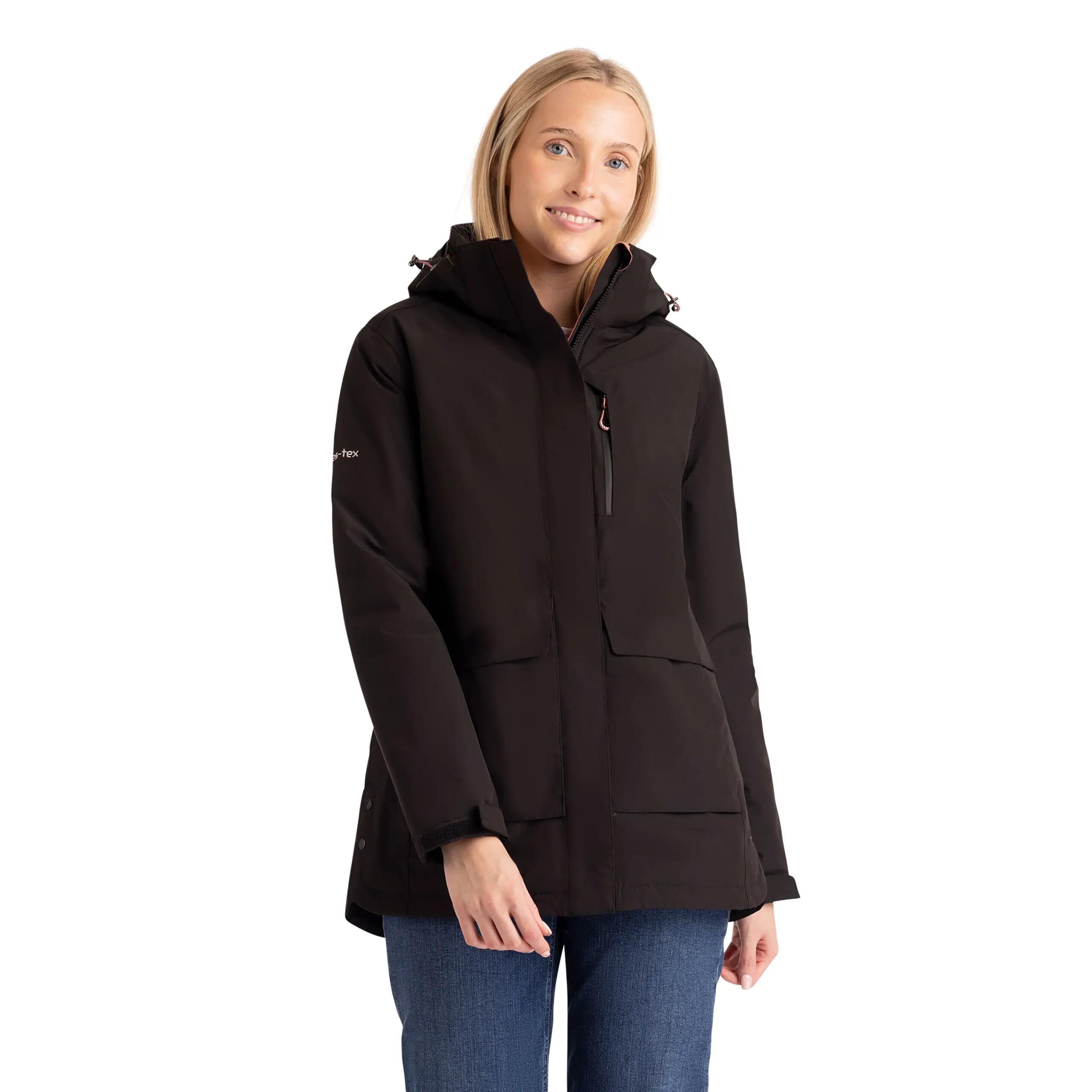 Trespass Hosho - Dames regenjas zwart 3/5