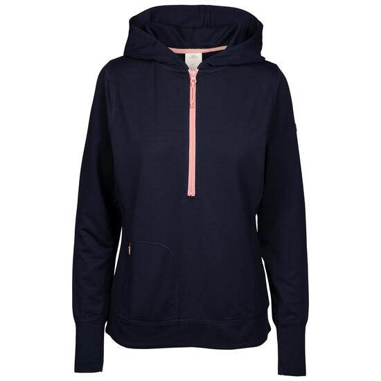 Trespass Zia - Sweat à capuche décontracté pour Femme Navy Chiné