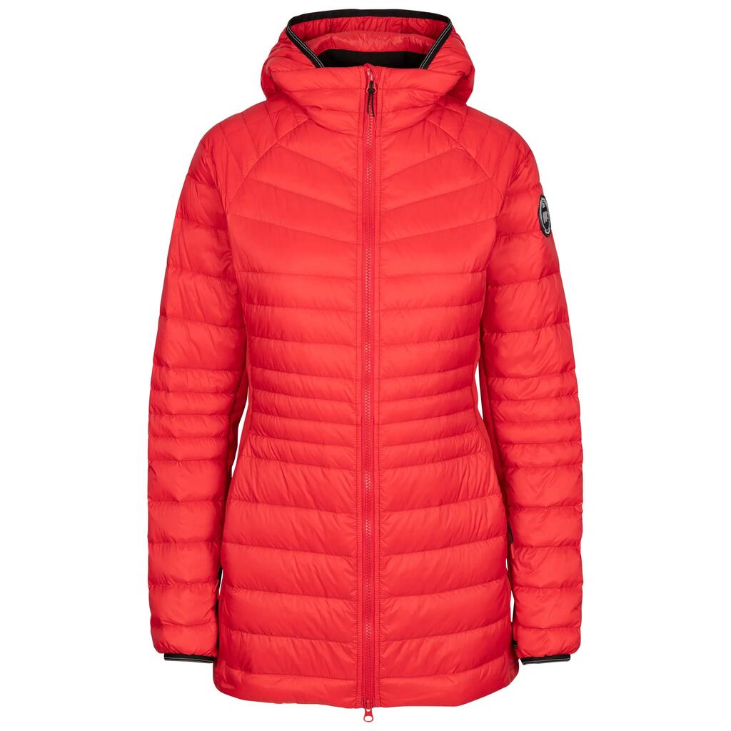 Womens Down Jacket Padded and Lightweight with Grown On Hood Hub