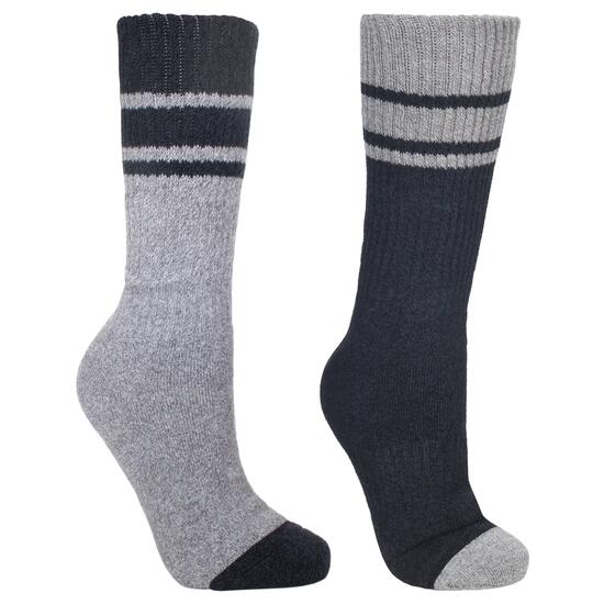Trespass Hitched - Chaussettes Homme Noir/gris Chiné