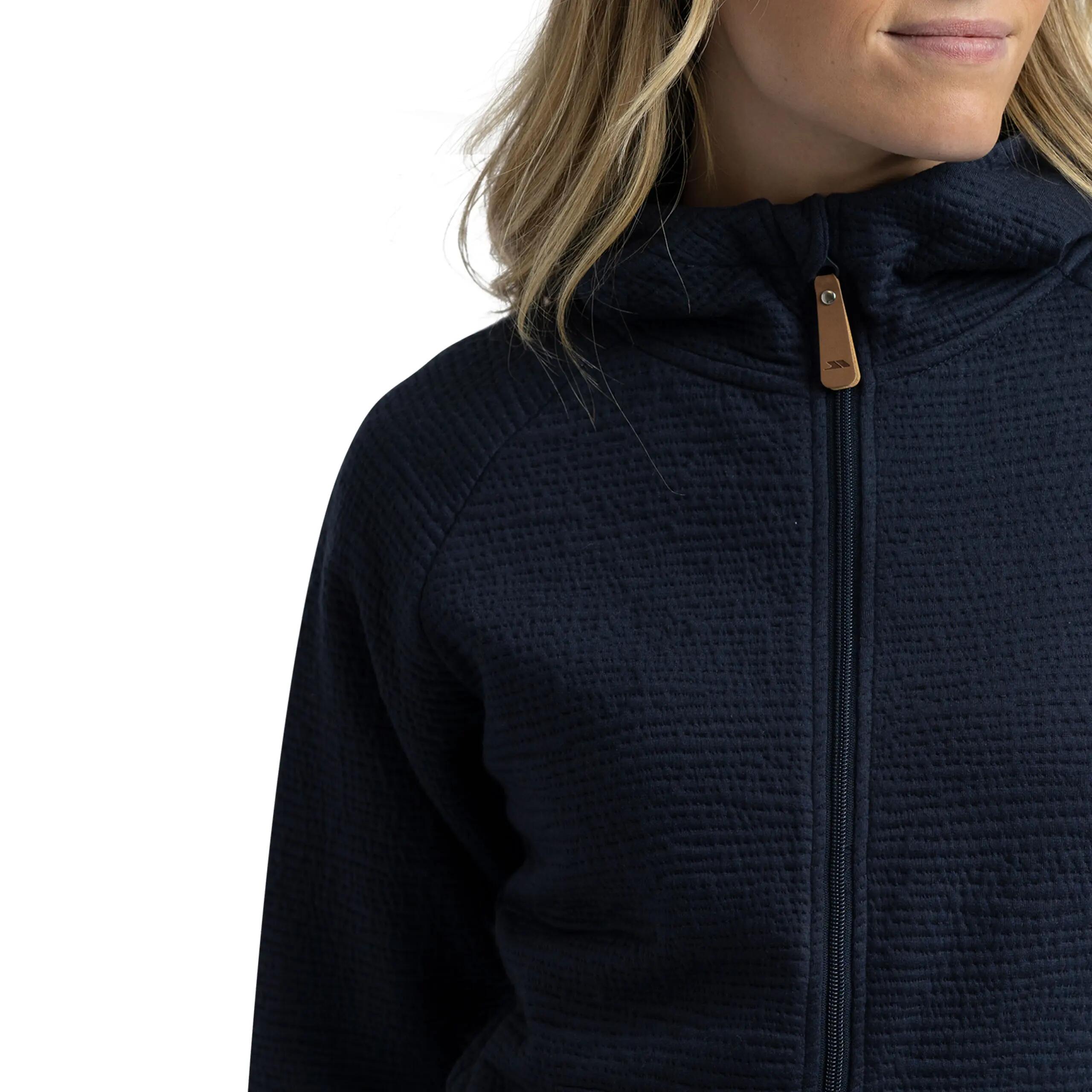 Trespass Lillie - Sudadera con capucha informal para mujer azul marino 5/5