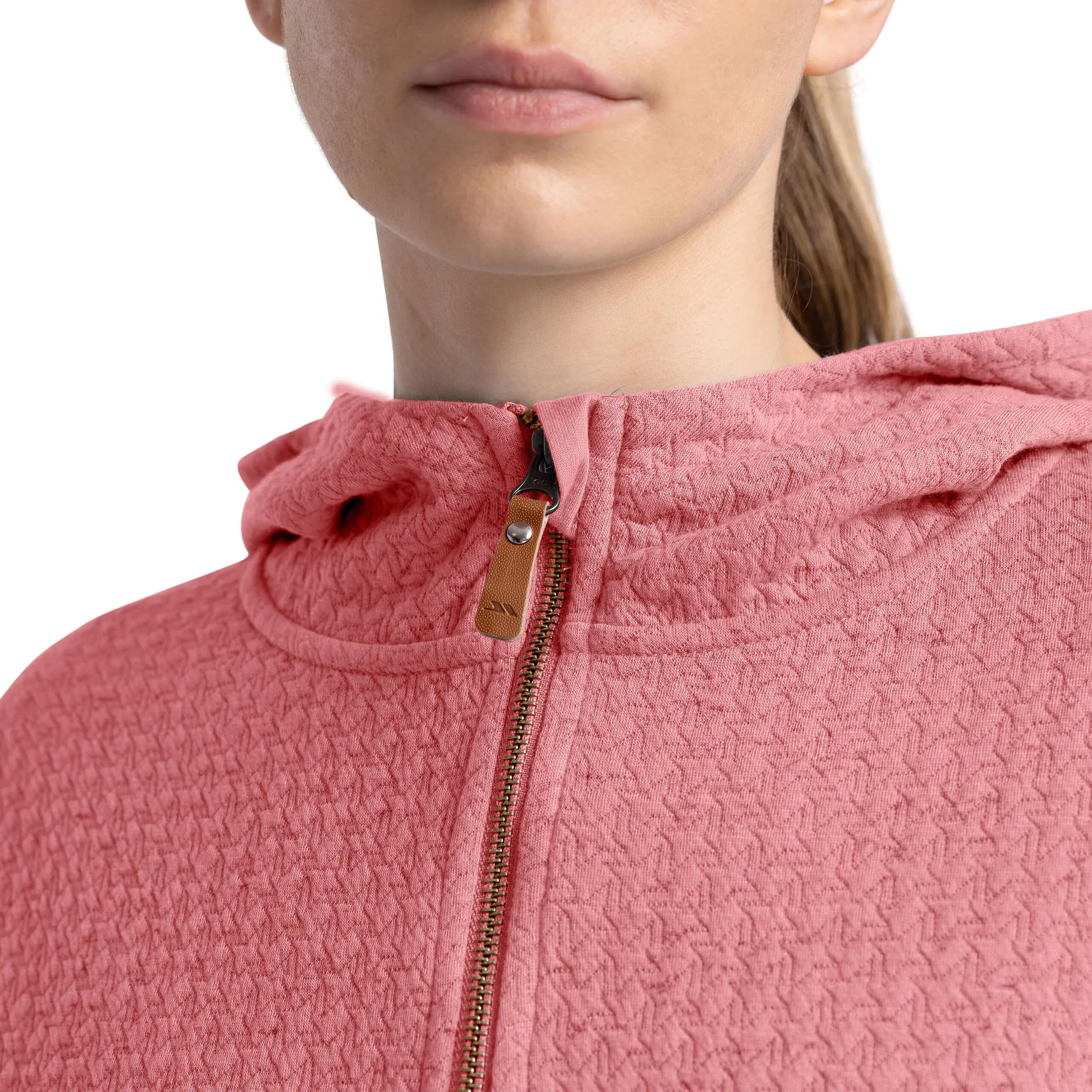Trespass Winnie - Felpa con cappuccio casual da donna Light Mulberry Marl 3/4