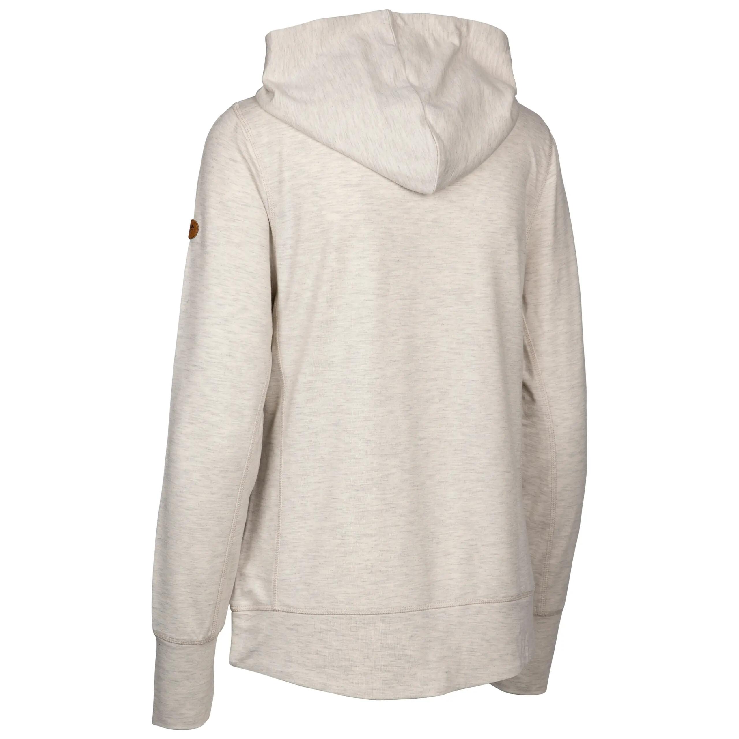 Trespass Zia - Sweat à capuche décontracté pour Femme Crème Chiné 2/2