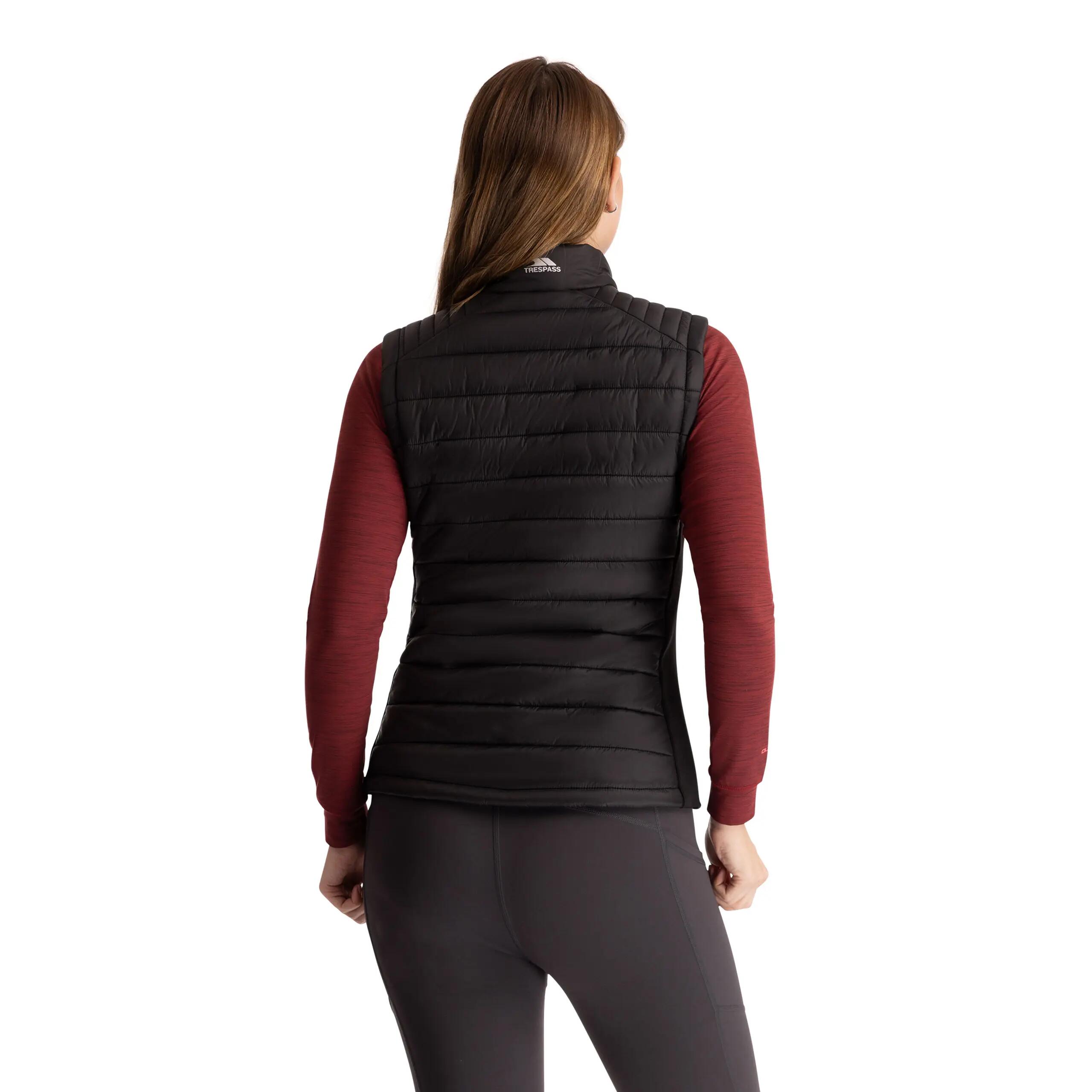 Trespass Elanora - Dames gewatteerd gilet zwart 5/5