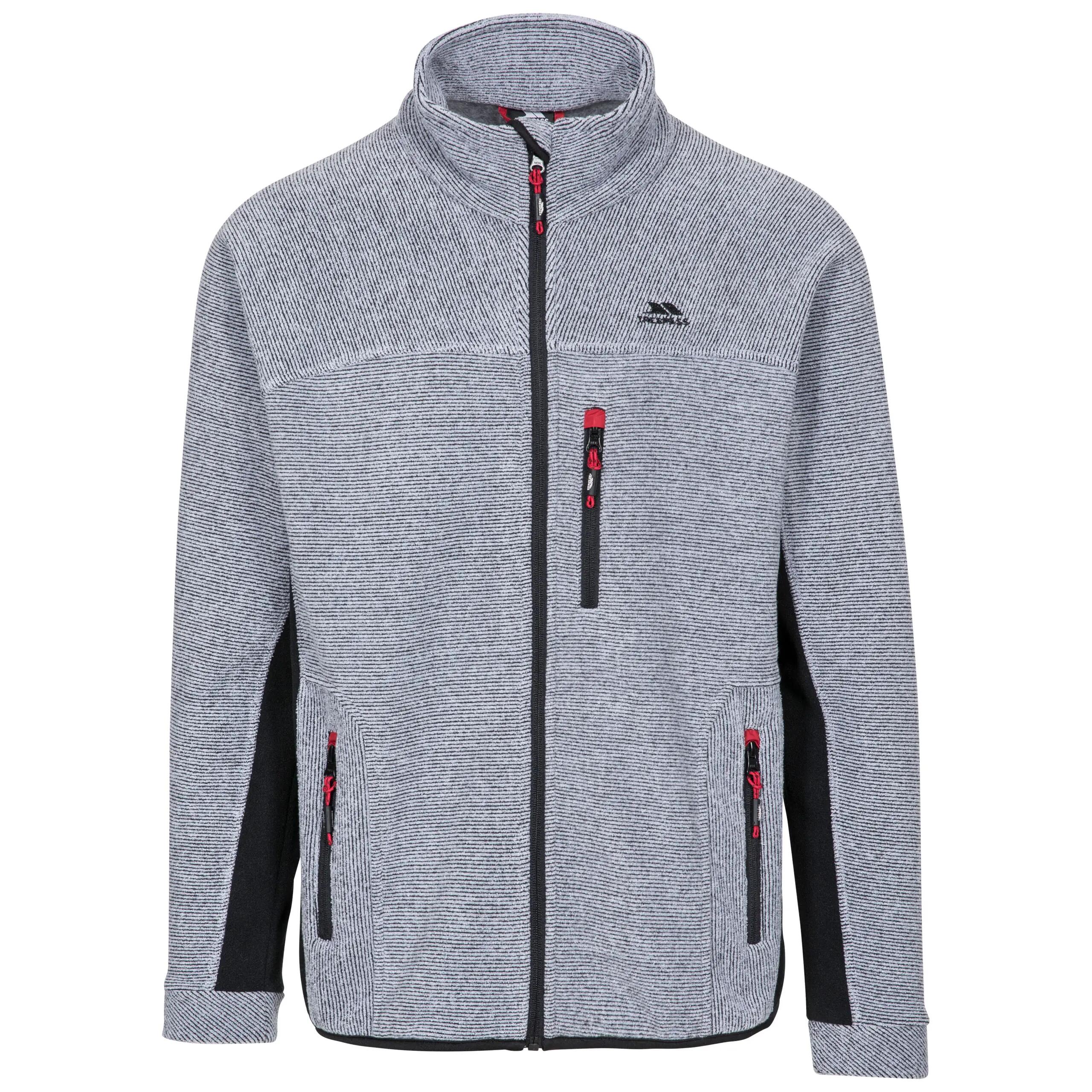 Mens Fleece Jacket with Full Zip Walking Casual Jynx 1/5