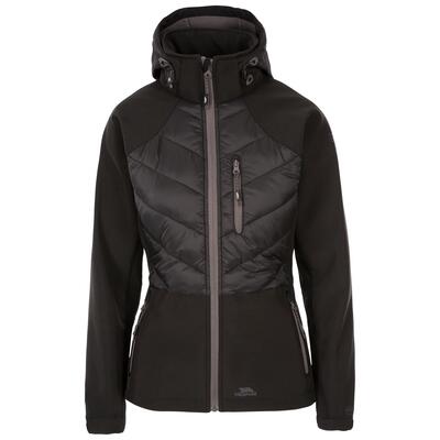 Trespass elvira - dames softshell zwart