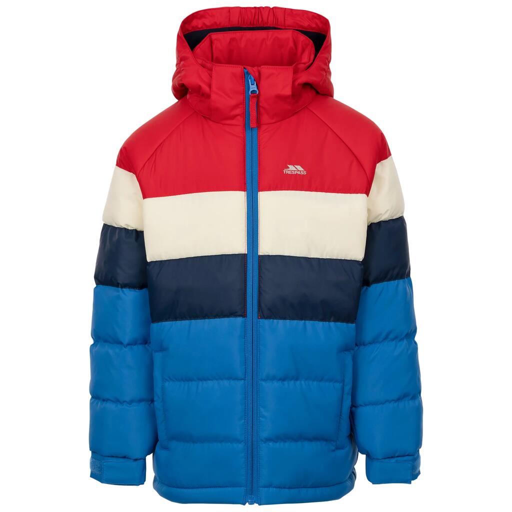 Kids Padded Jacket with Detachable Hood & 2 Zip Pockets Calmere