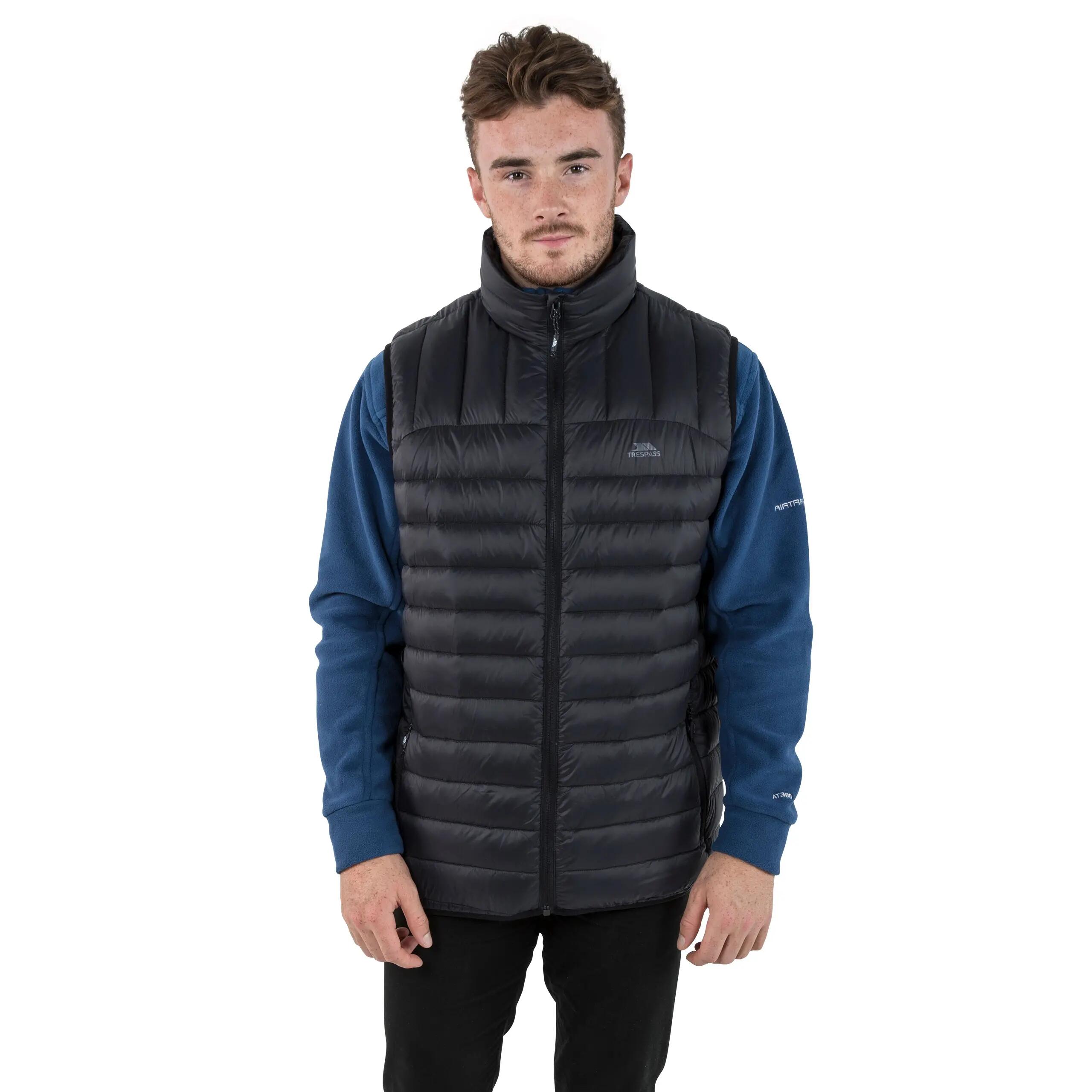Trespass Hoppers - Gilet en duvet pour homme Noir 3/5