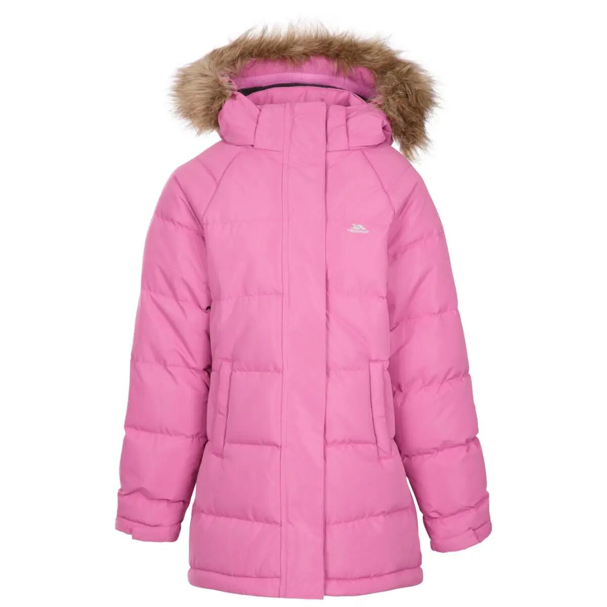 Trespass Unique - Doudoune longue femme Deep Rose 1/5