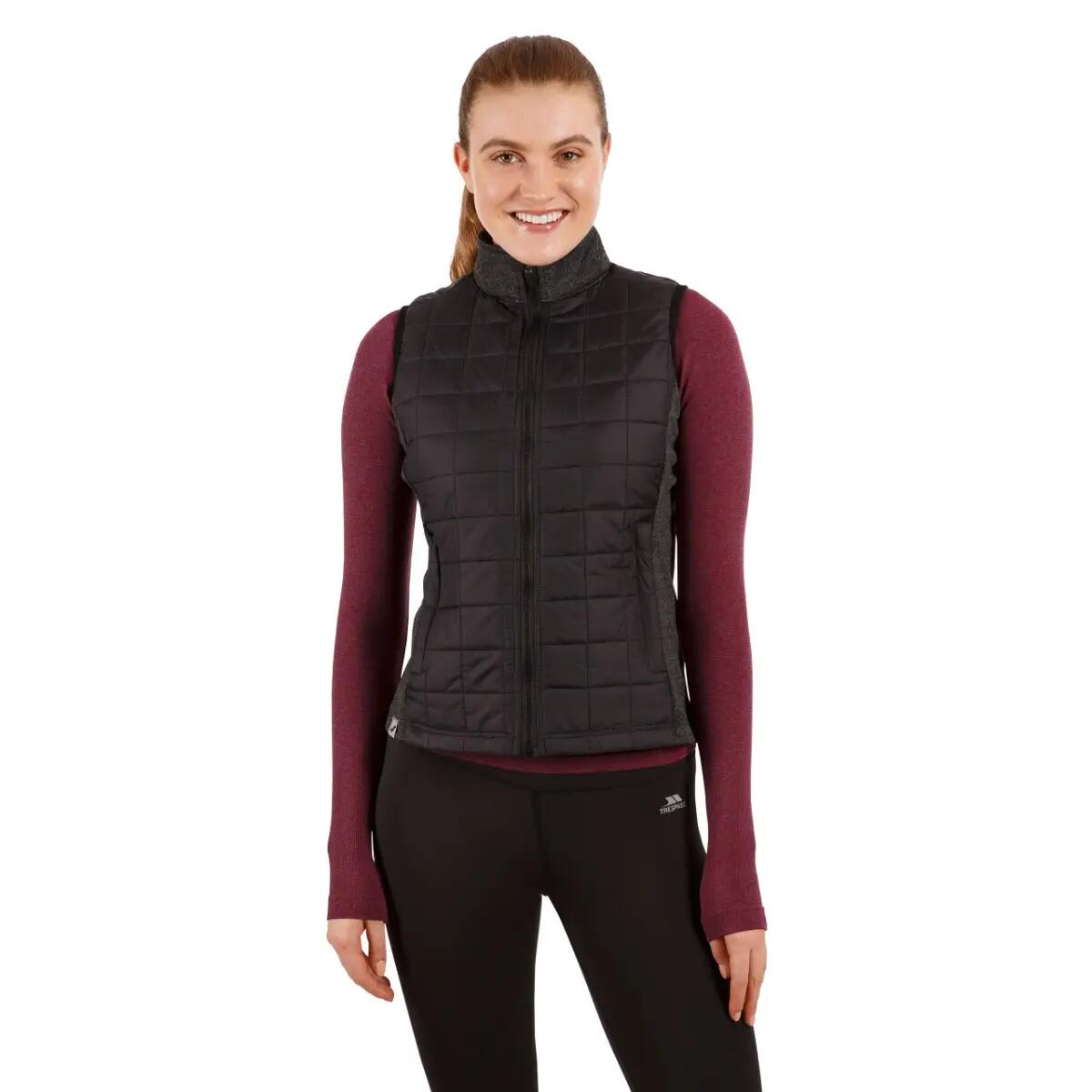 Trespass Lyla - Chaleco activo para mujer negro X 3/5